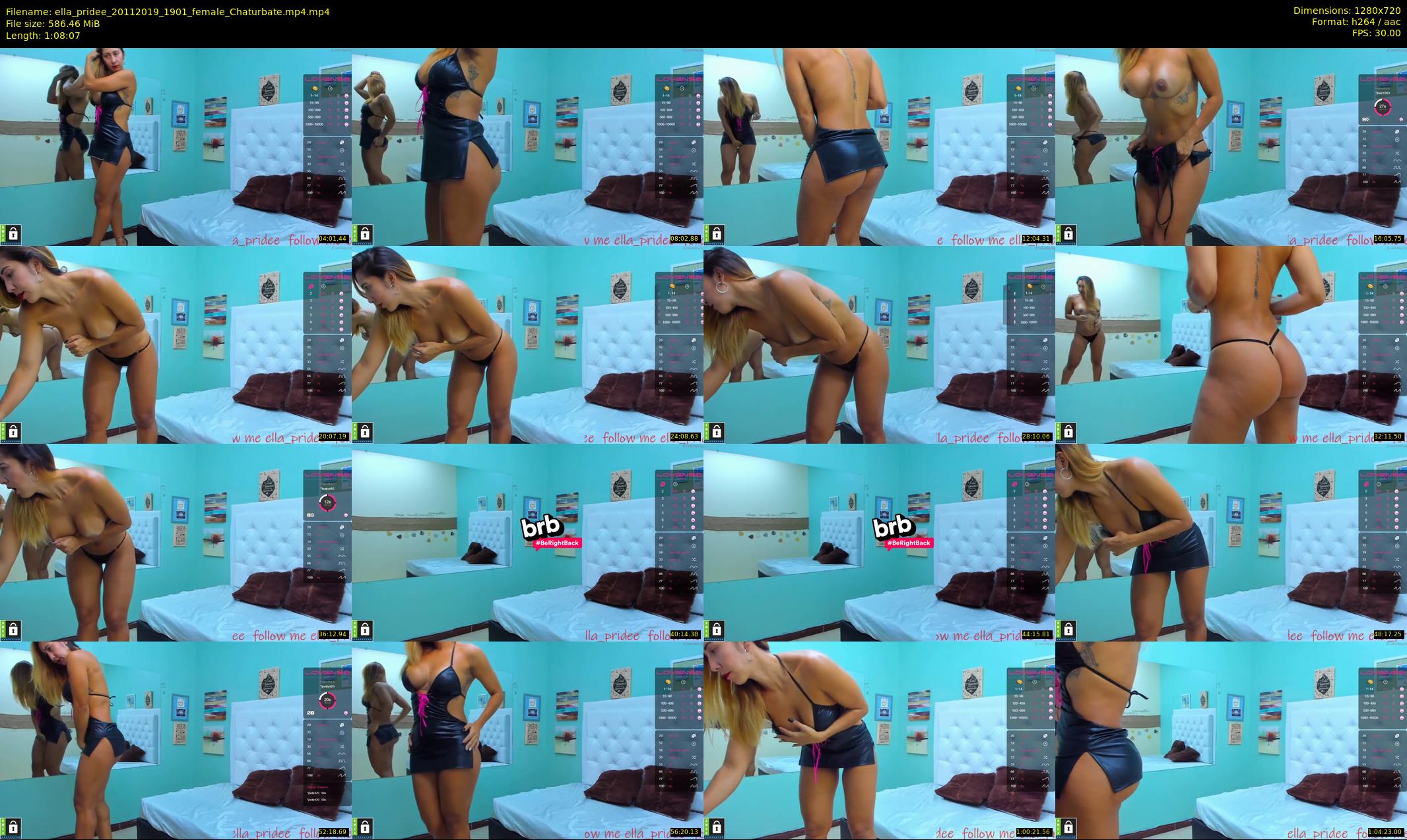 ella_pridee — 69 minute Chaturbate female cam show recording, 720p, Nov 20, 2019