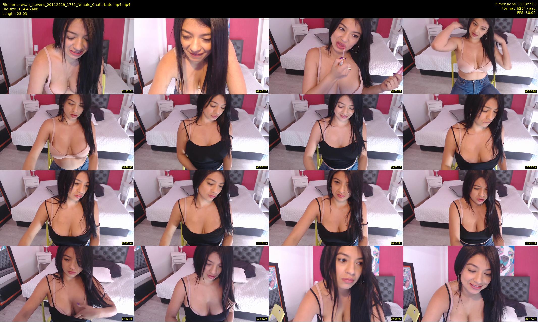 evaa_stevens — 24 minute Chaturbate female cam show recording, 720p, Nov 20, 2019