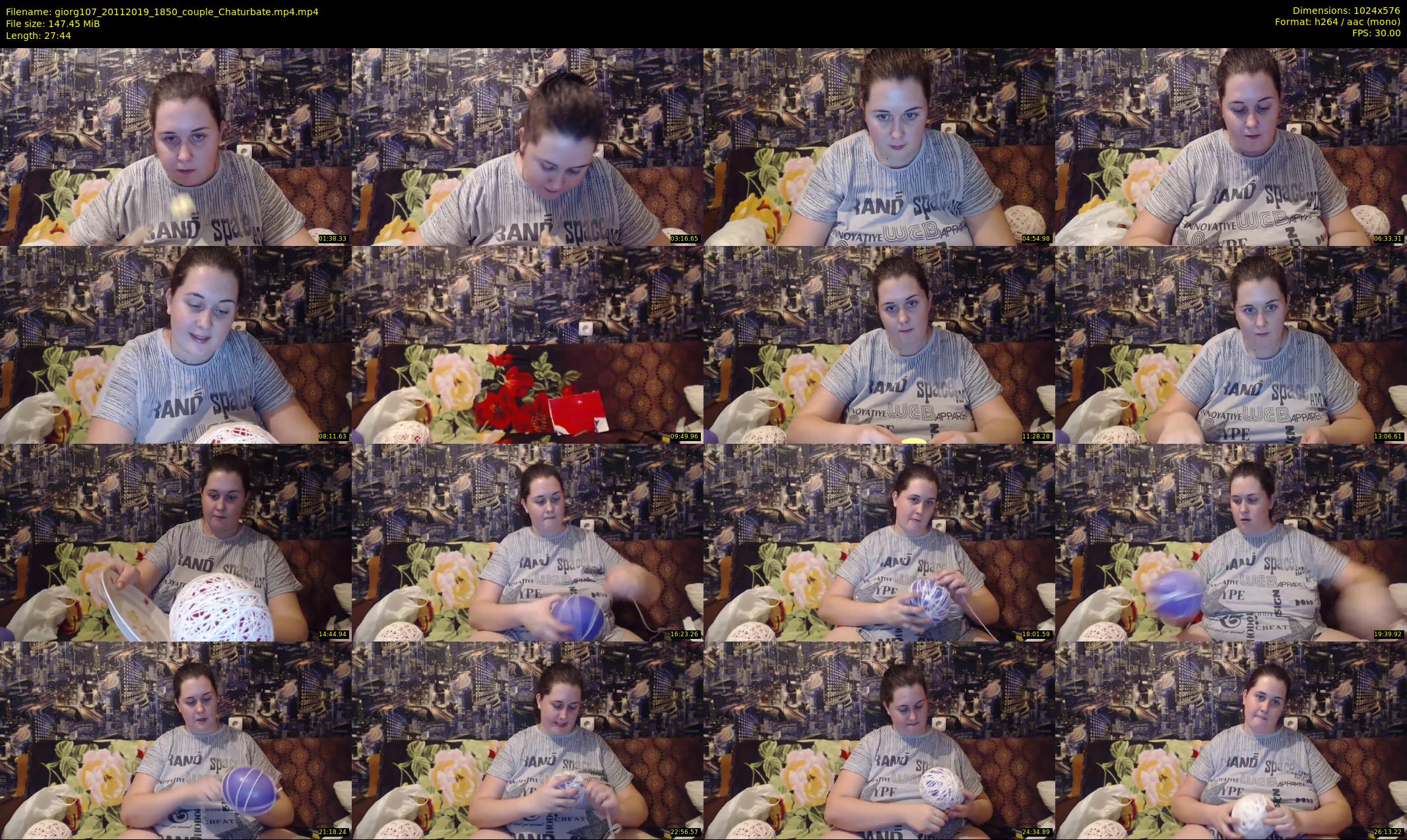 giorg107 — 28 minute Chaturbate couple cam show recording, 480p, Nov 20, 2019