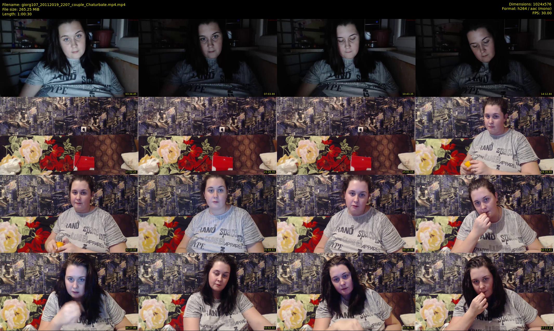 giorg107 — 61 minute Chaturbate couple cam show recording, 480p, Nov 20, 2019
