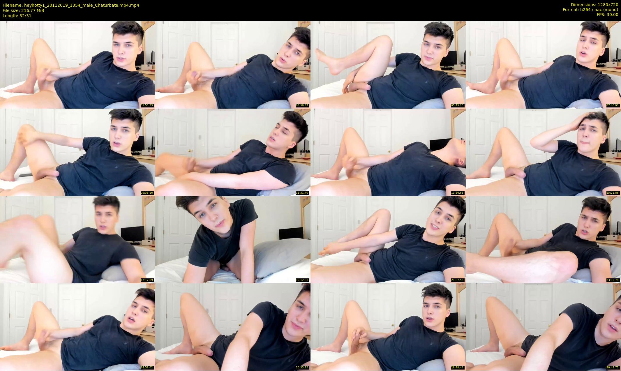 heyhotty1 — 33 minute Chaturbate male cam show recording, 720p, Nov 20, 2019
