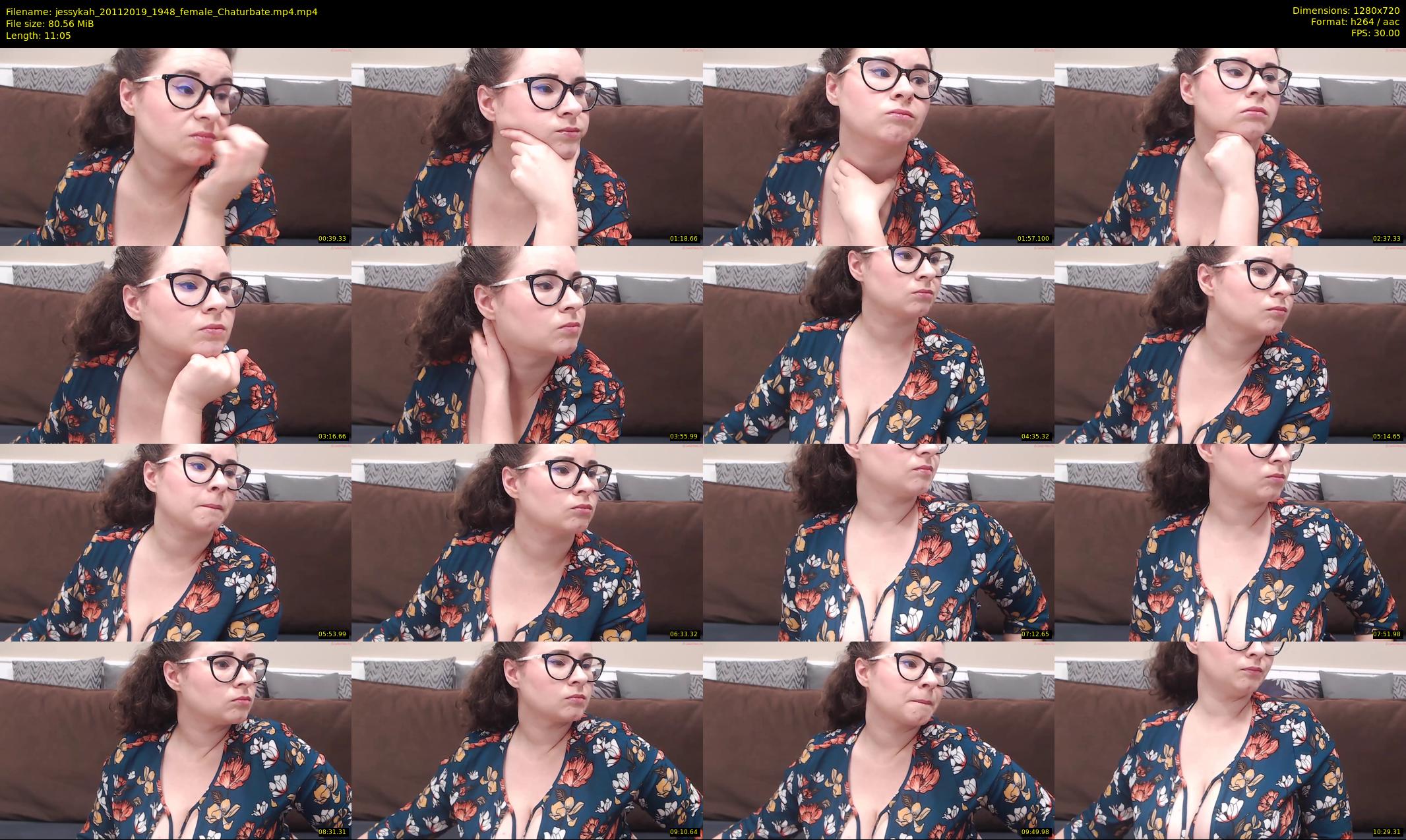 jessykah — 12 minute Chaturbate female cam show recording, 720p, Nov 20, 2019