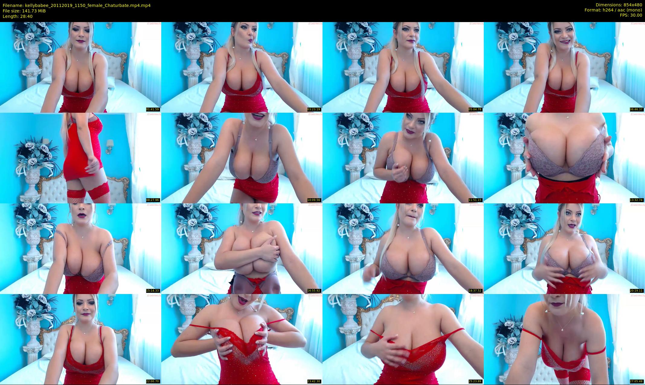 kellybabee — 29 minute Chaturbate female cam show recording, 480p, Nov 20, 2019