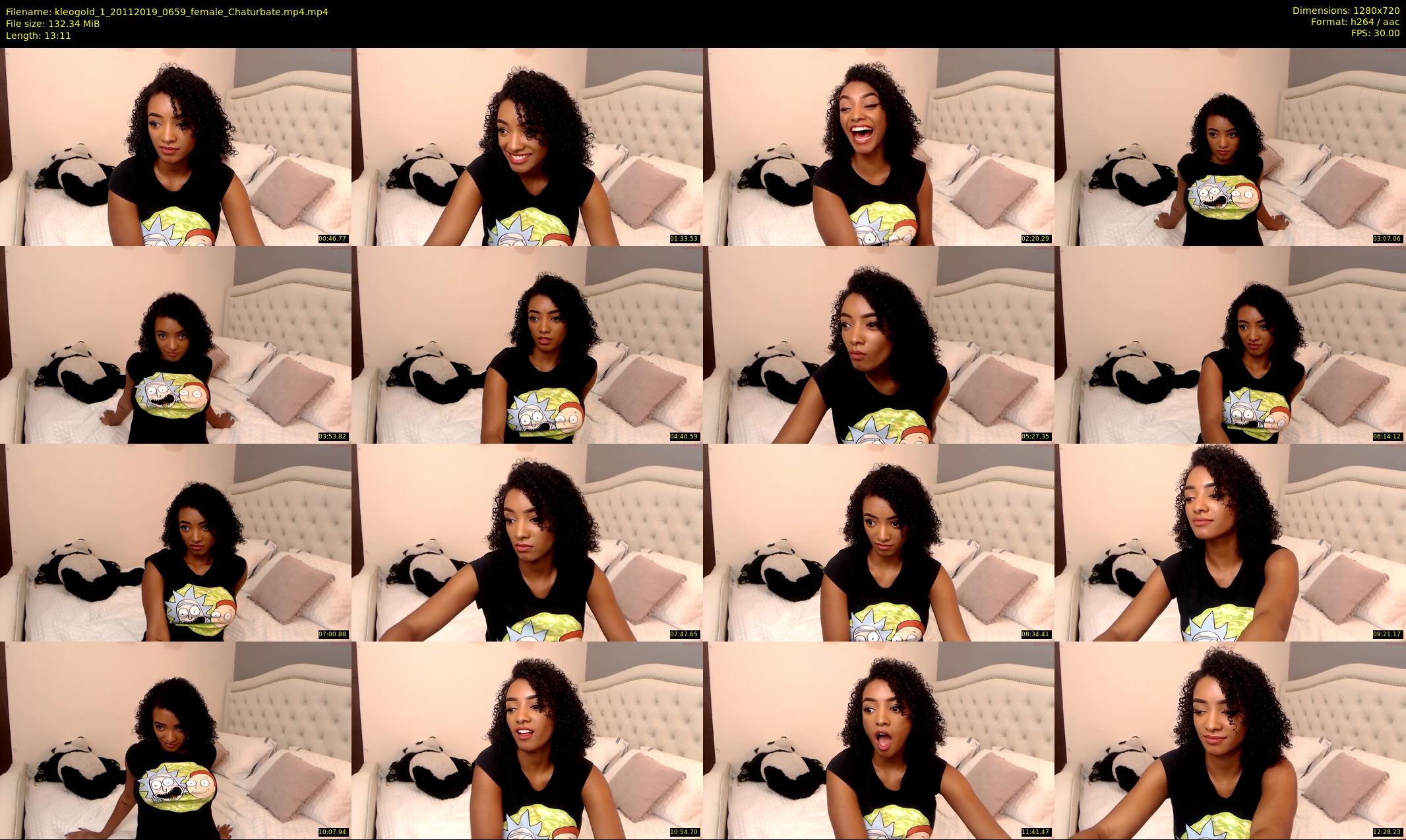 kleogold_1 — 14 minute Chaturbate female cam show recording, 720p, Nov 20, 2019