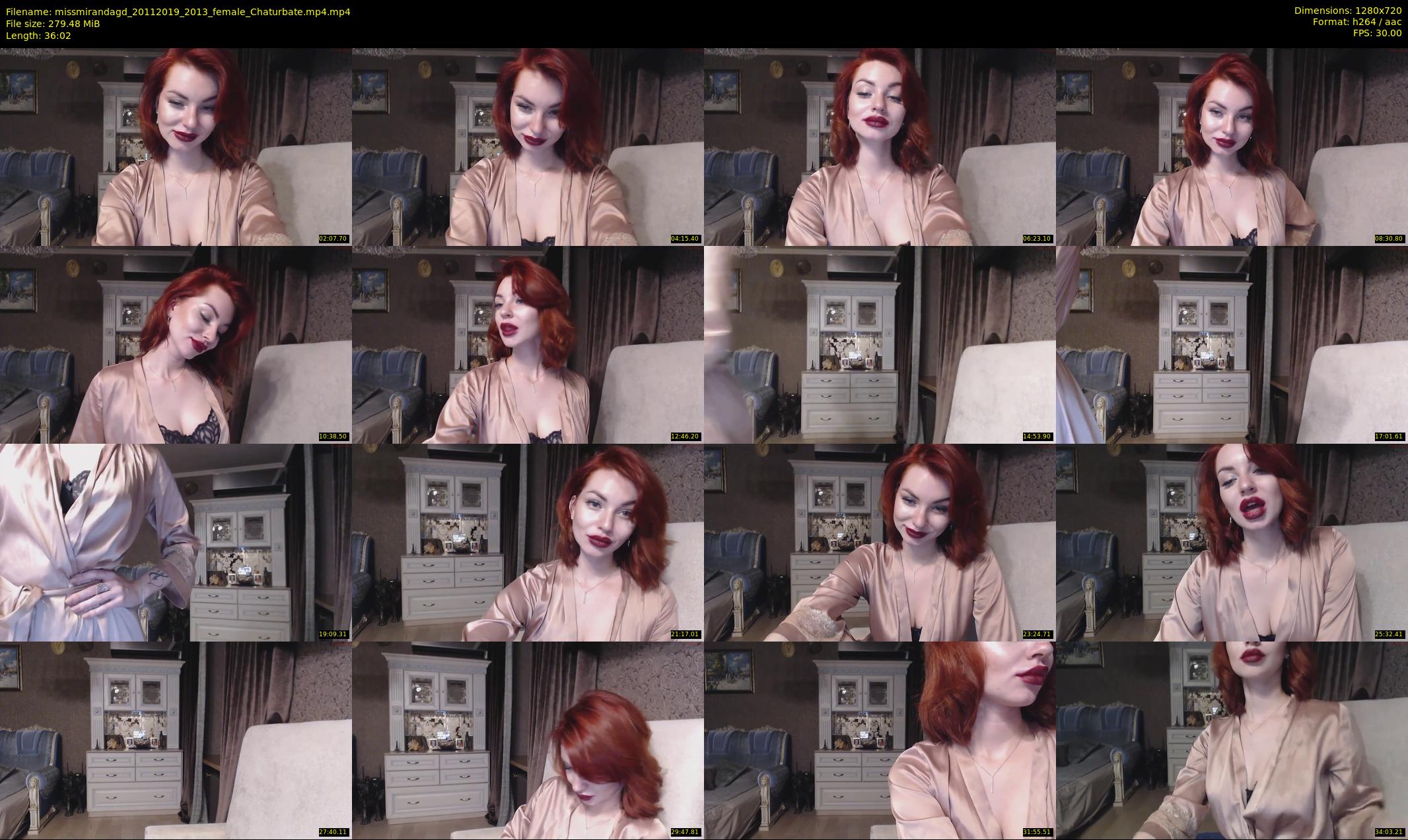 missmirandagd — 37 minute Chaturbate female cam show recording, 720p, Nov 20, 2019