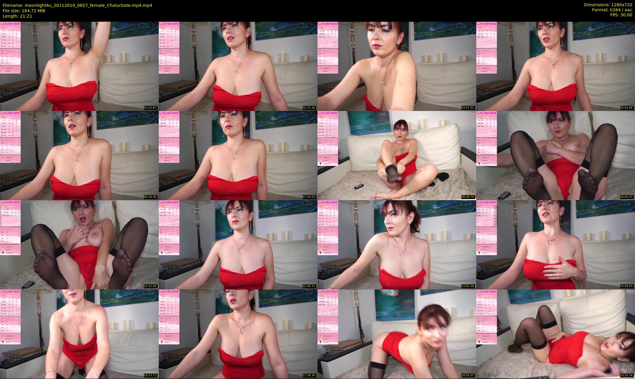 moonlight4u — 22 minute Chaturbate female cam show recording, 720p, Nov 20, 2019