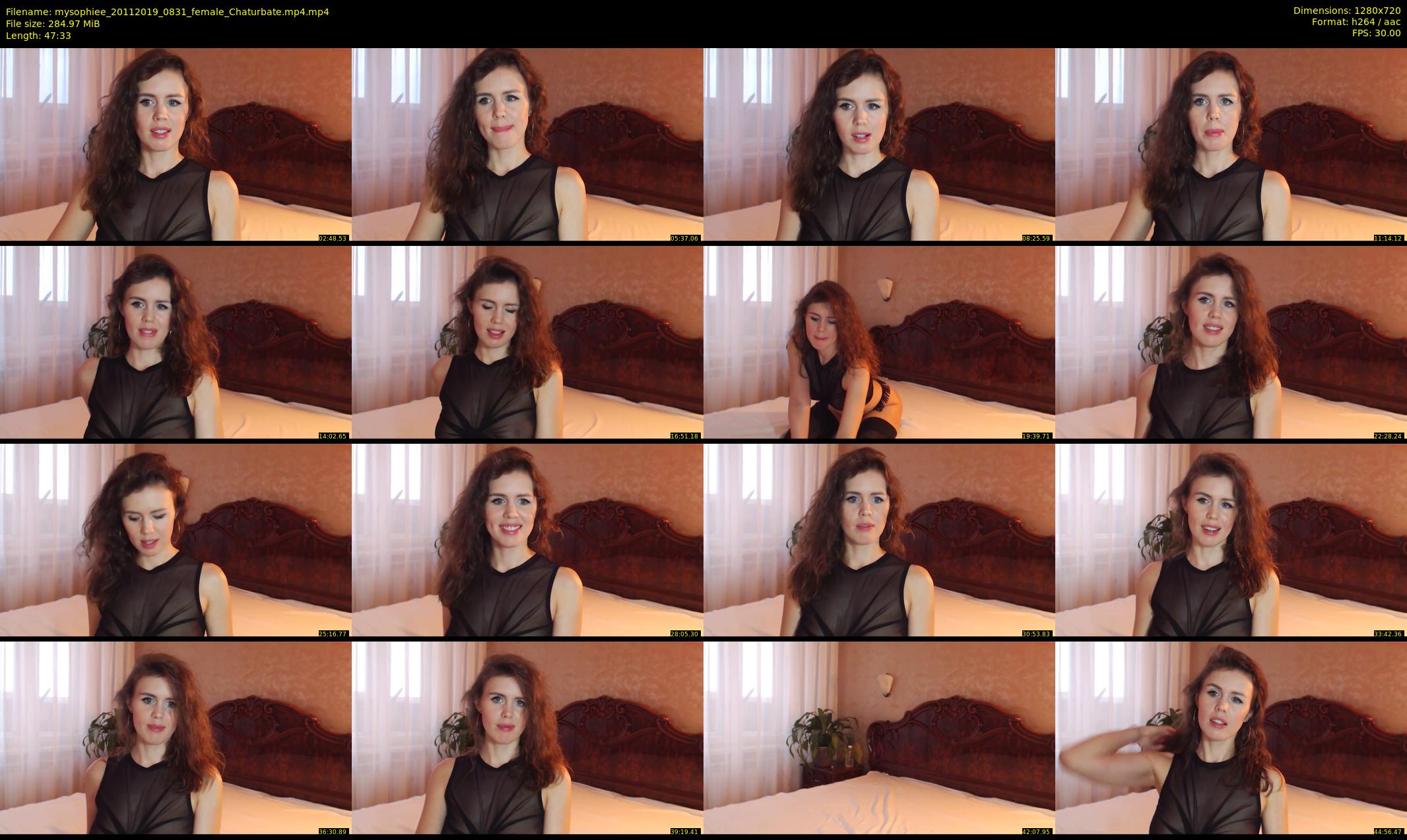 mysophiee — 48 minute Chaturbate female cam show recording, 720p, Nov 20, 2019
