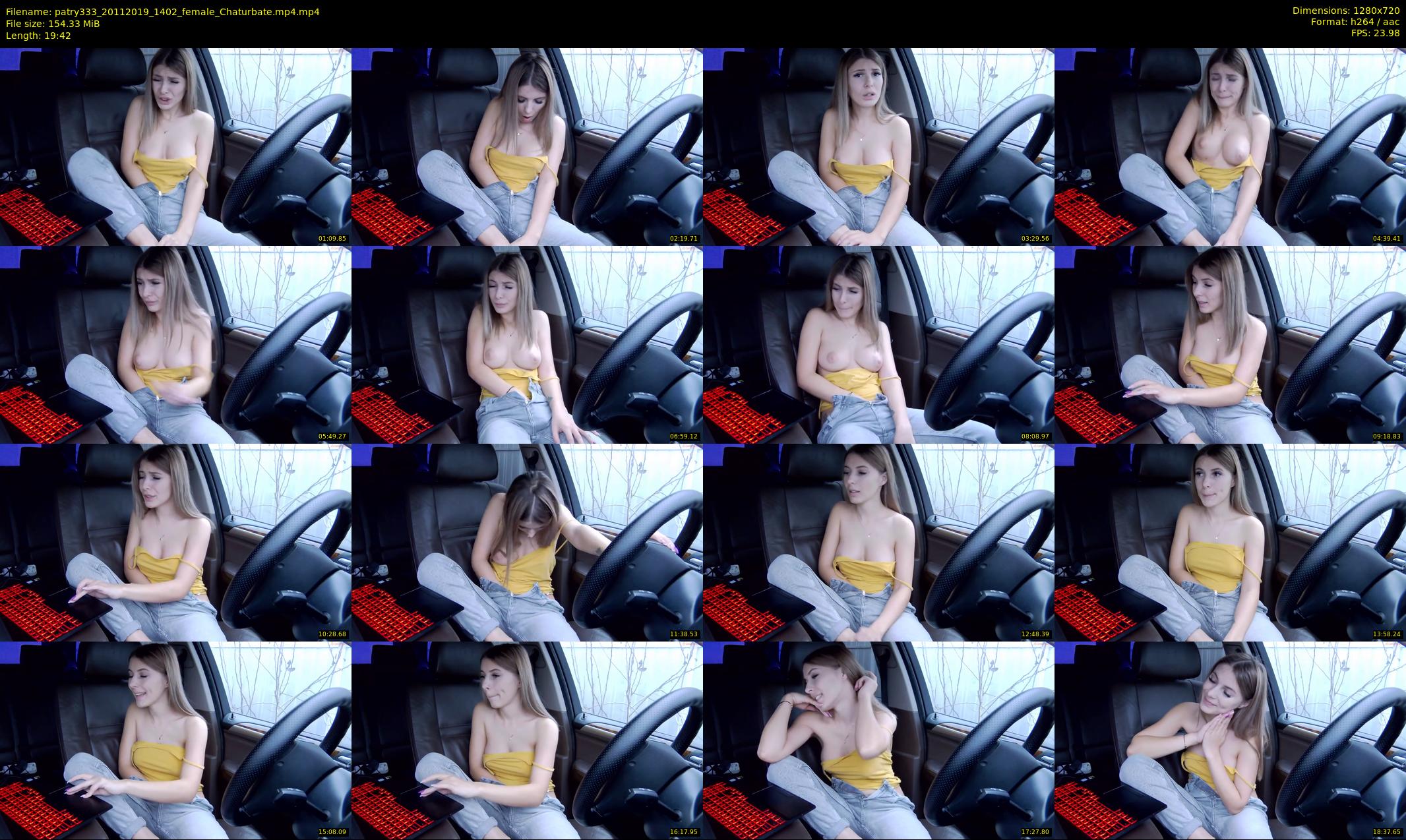patry333 — 20 minute Chaturbate female cam show recording, 720p, Nov 20, 2019