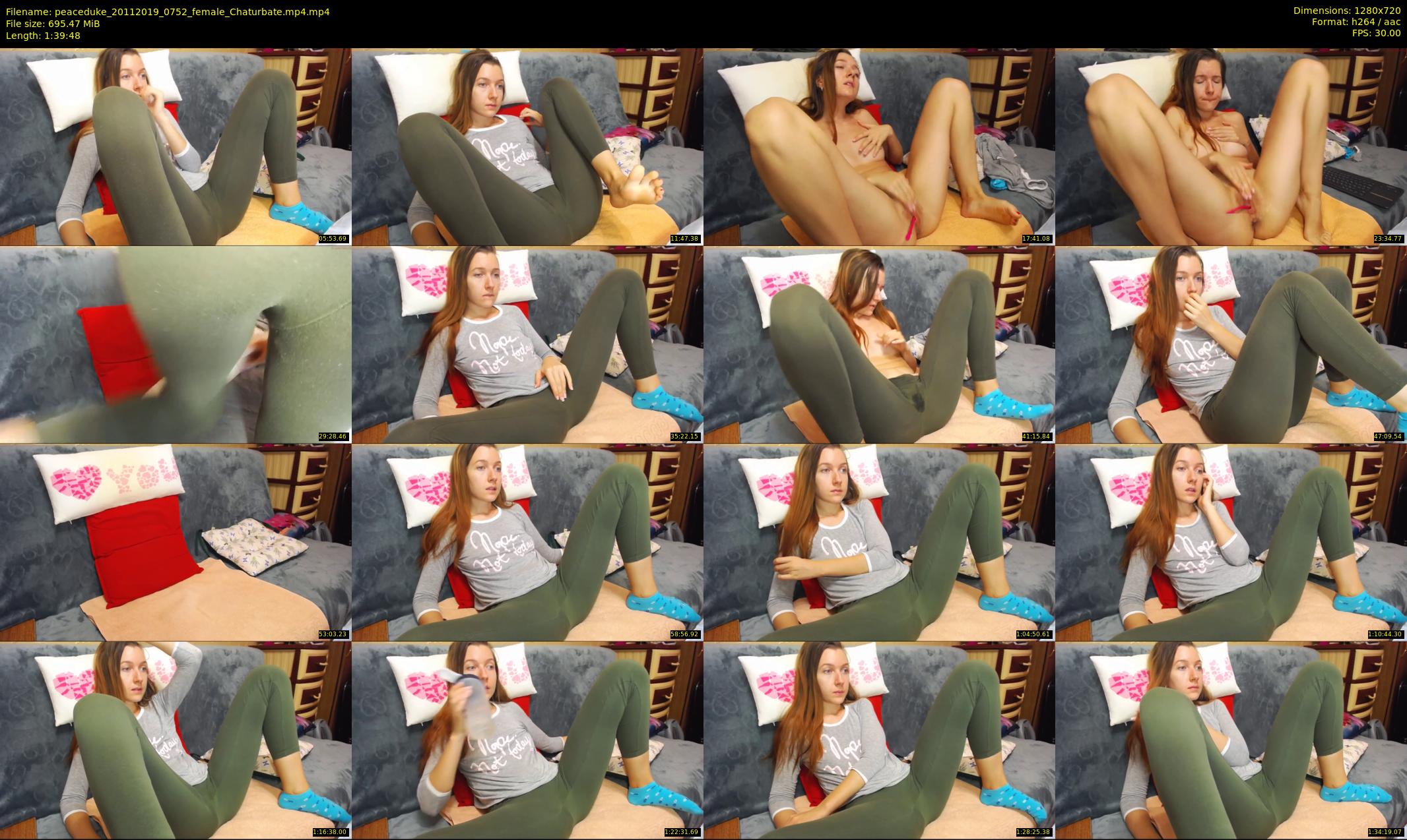 peaceduke — 100 minute Chaturbate female cam show recording, 720p, Nov 20, 2019