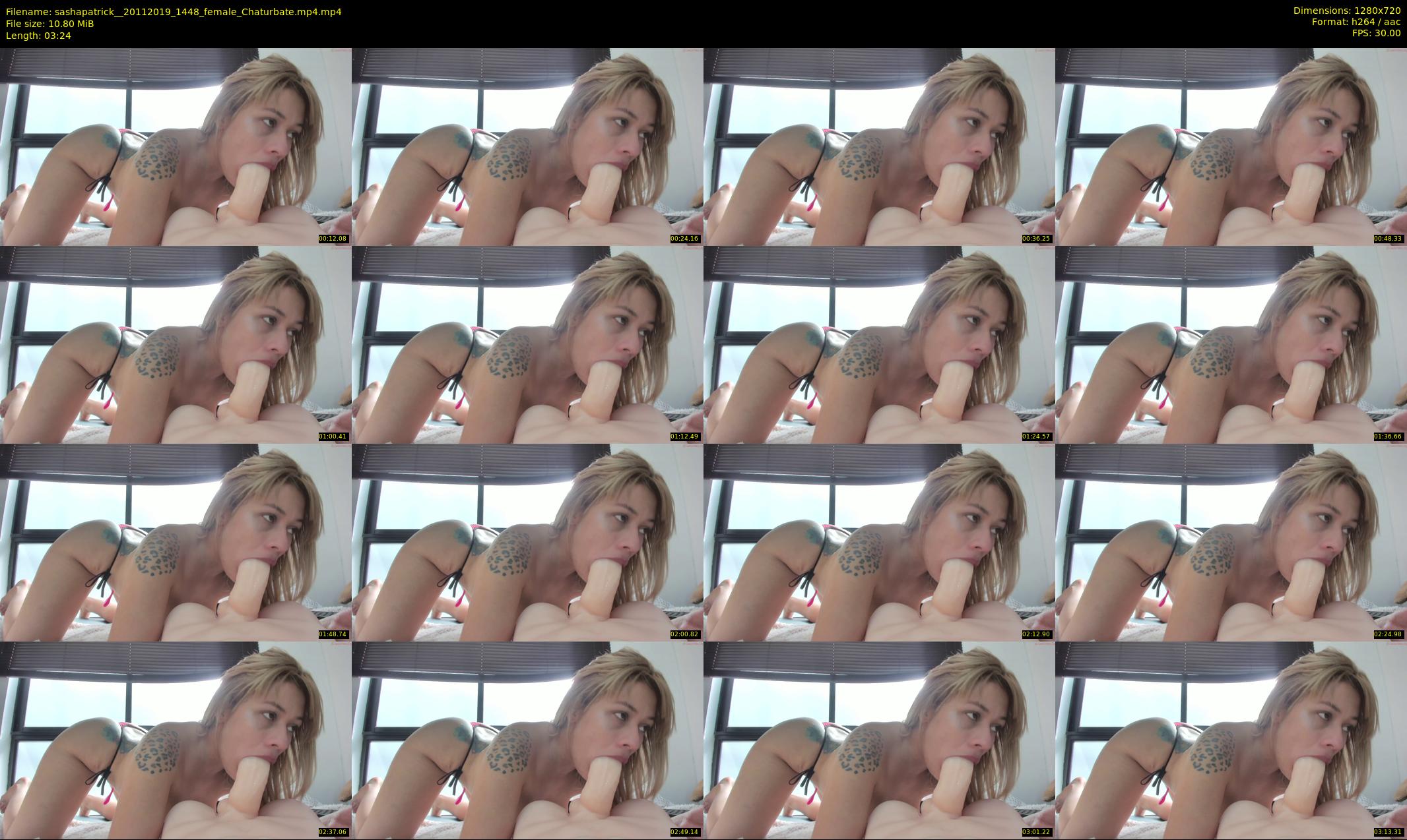 sashapatrick_ — 4 minute Chaturbate female cam show recording, 720p, Nov 20, 2019