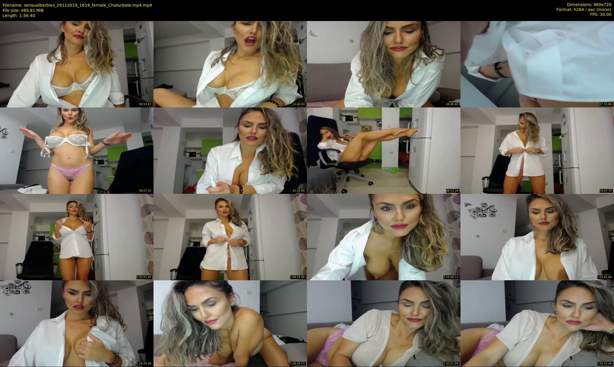 sensualbarbies — 117 minute Chaturbate female cam show recording, 720p, Nov 20, 2019