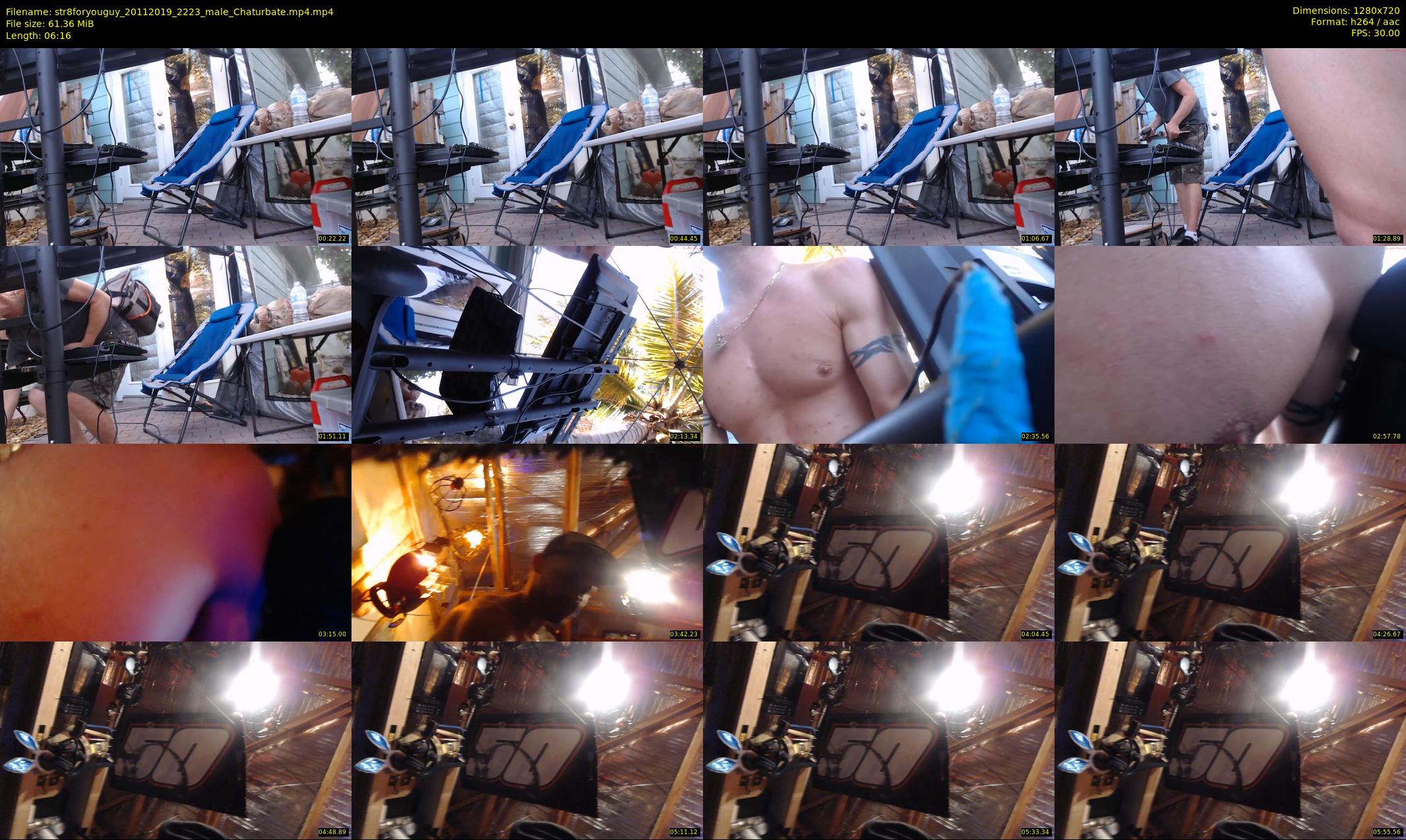 str8foryouguy — 7 minute Chaturbate male cam show recording, 720p, Nov 20, 2019