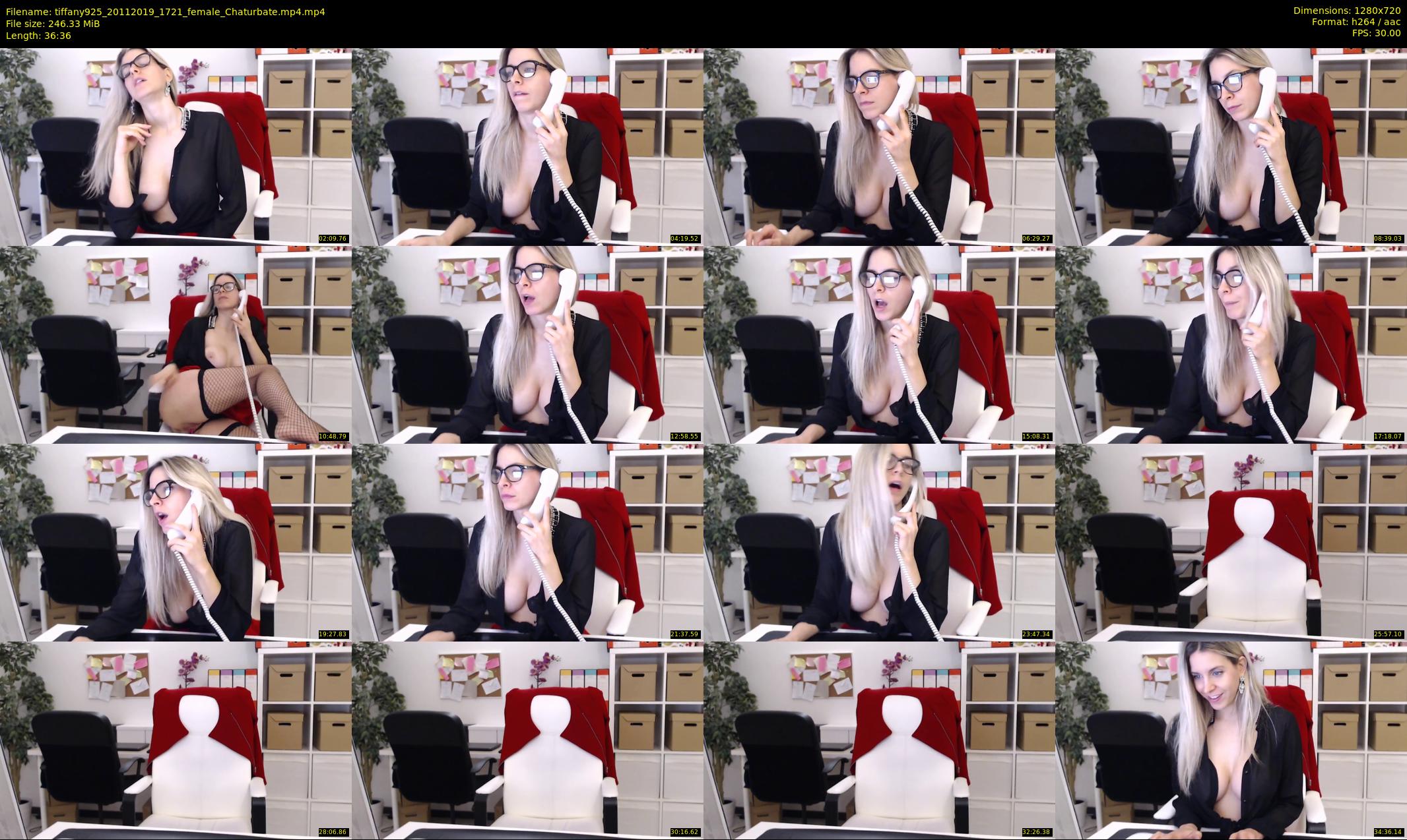 tiffany925 — 37 minute Chaturbate female cam show recording, 720p, Nov 20, 2019