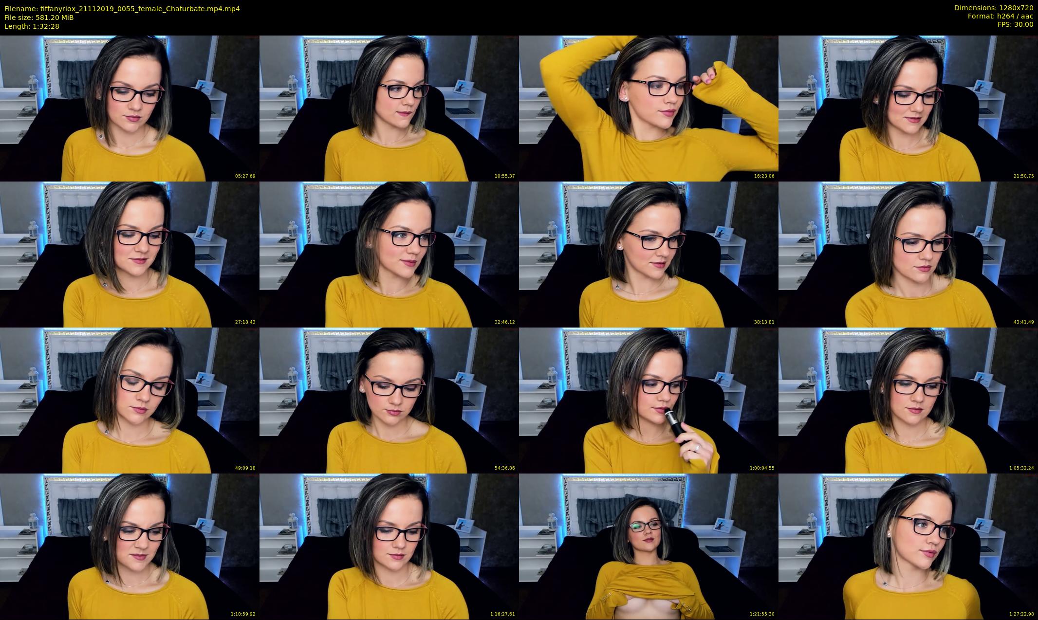 tiffanyriox — 93 minute Chaturbate female cam show recording, 720p, Nov 21, 2019