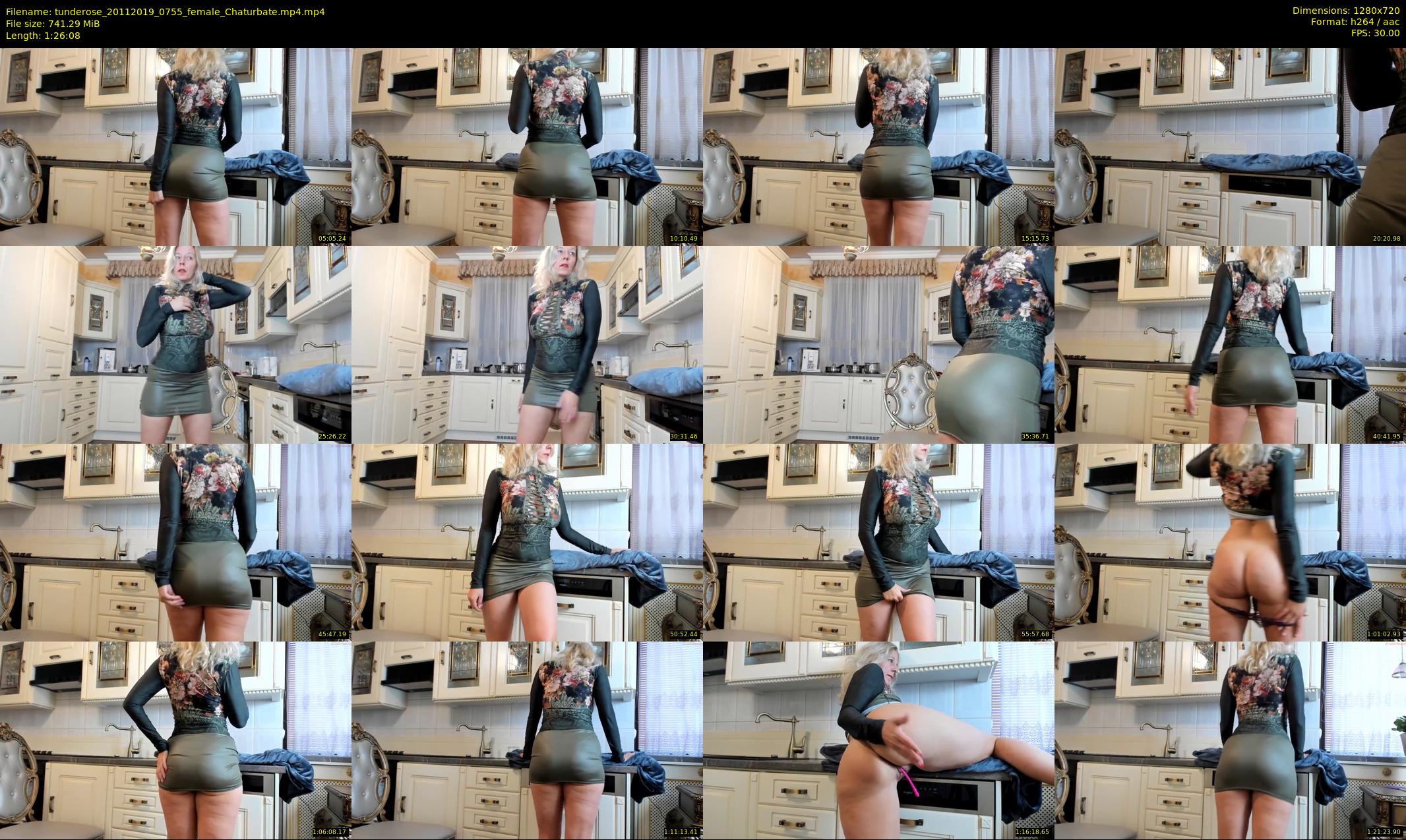 tunderose — 87 minute Chaturbate female cam show recording, 720p, Nov 20, 2019