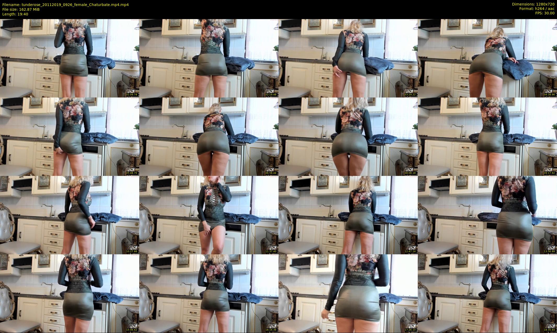 tunderose — 20 minute Chaturbate female cam show recording, 720p, Nov 20, 2019