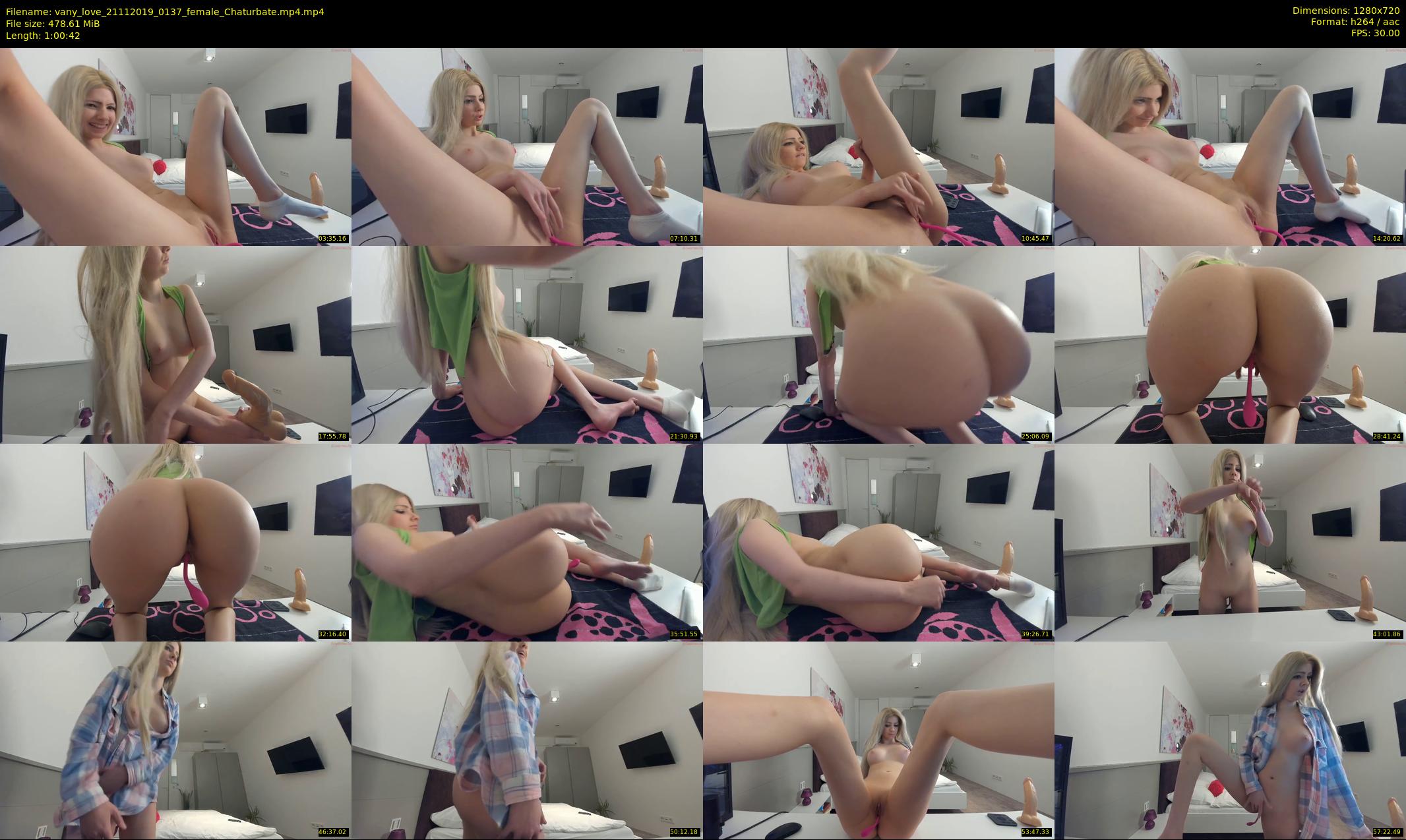 vany_love — 61 minute Chaturbate female cam show recording, 720p, Nov 21, 2019