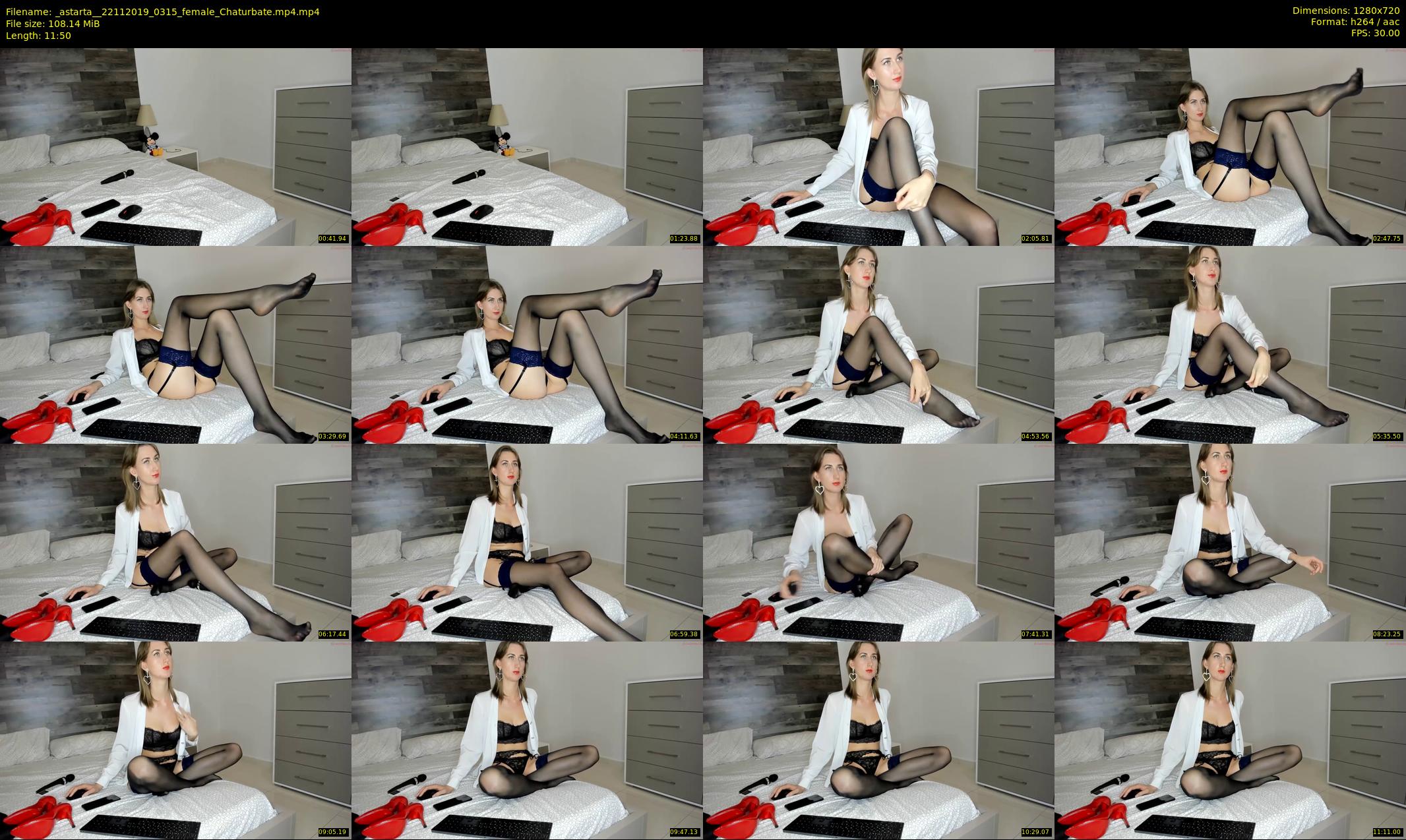 _astarta_ — 12 minute Chaturbate female cam show recording, 720p, Nov 22, 2019