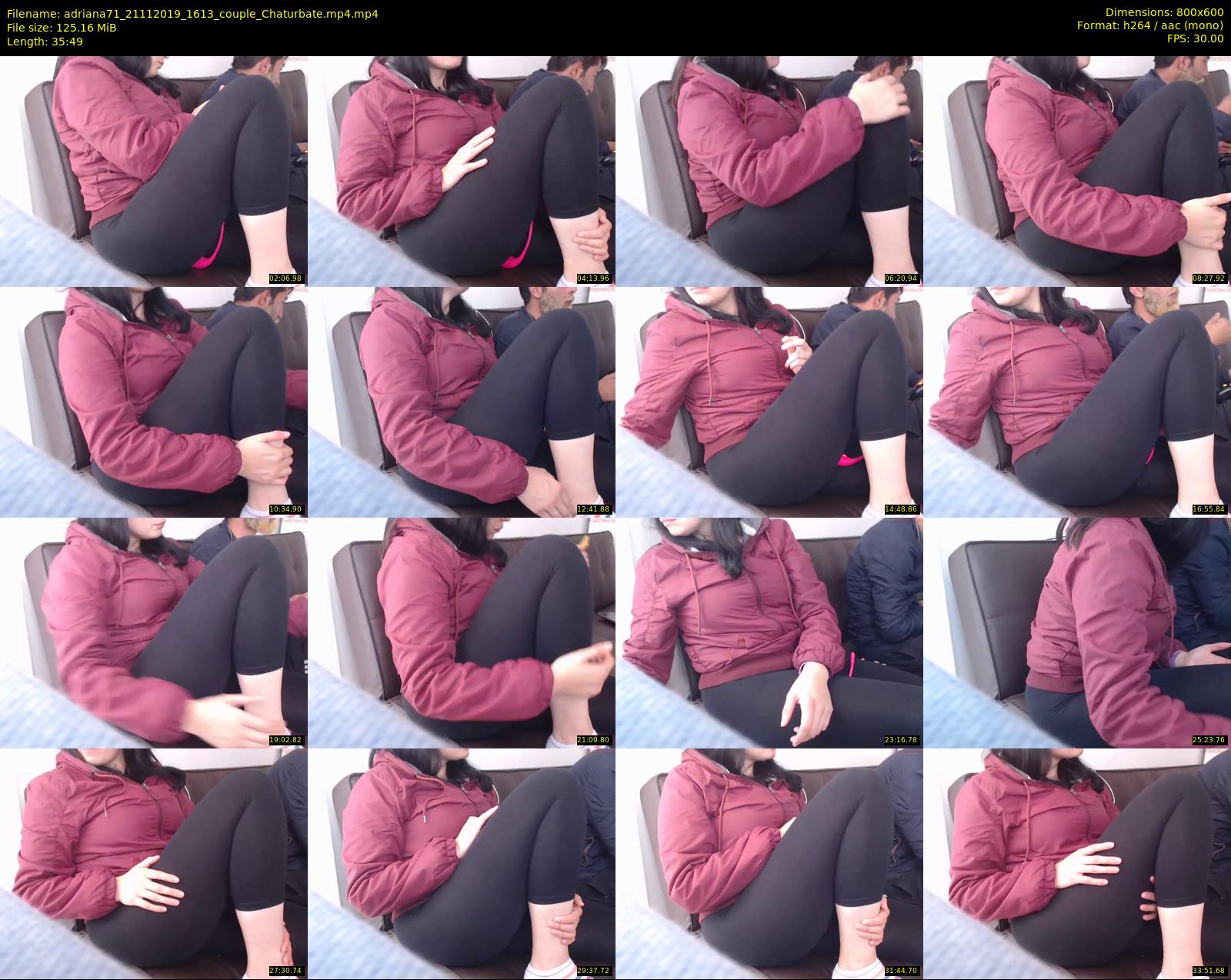 adriana71 — 36 minute Chaturbate couple cam show recording, 480p, Nov 21, 2019