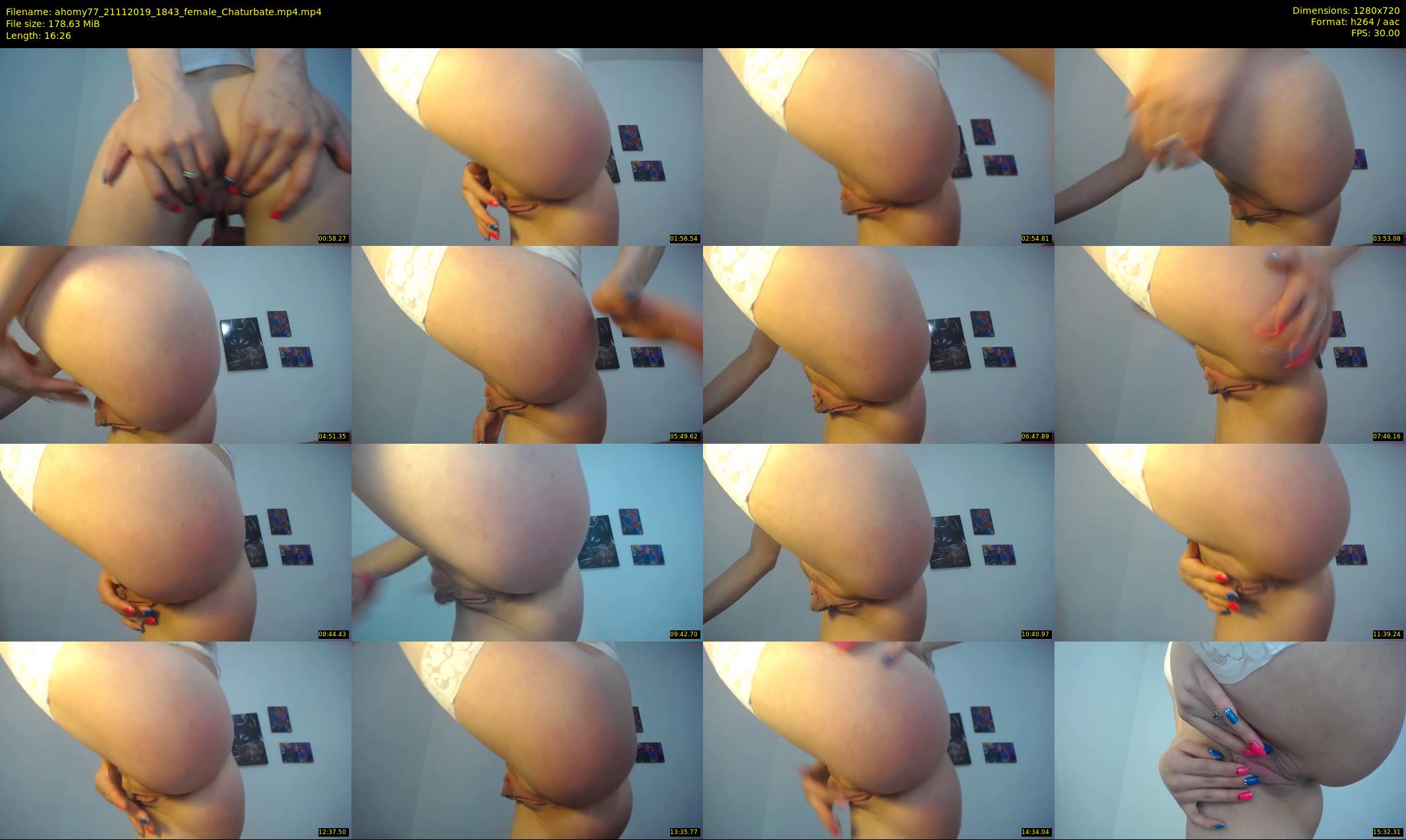 ahomy77 — 17 minute Chaturbate female cam show recording, 720p, Nov 21, 2019
