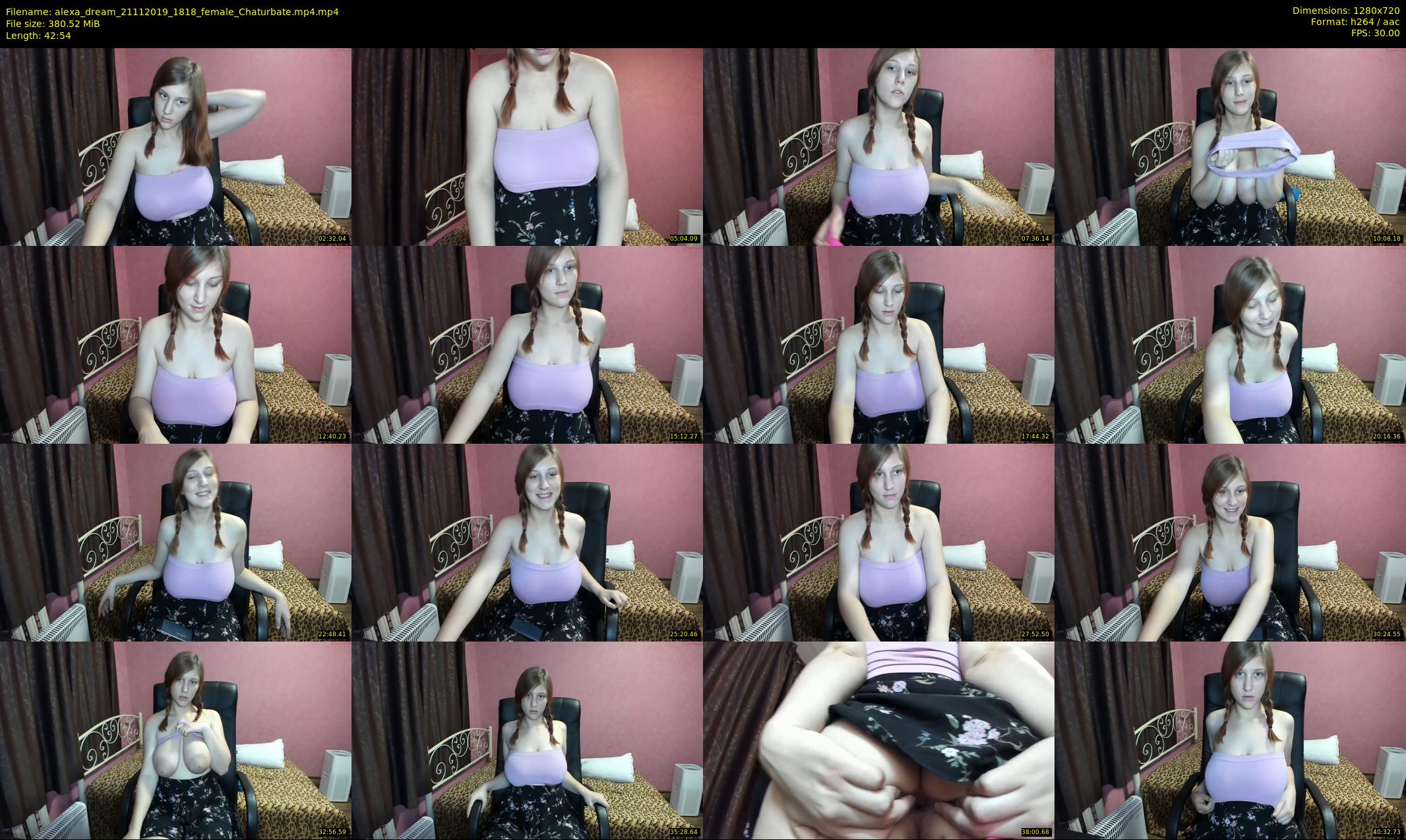 alexa_dream — 43 minute Chaturbate female cam show recording, 720p, Nov 21, 2019