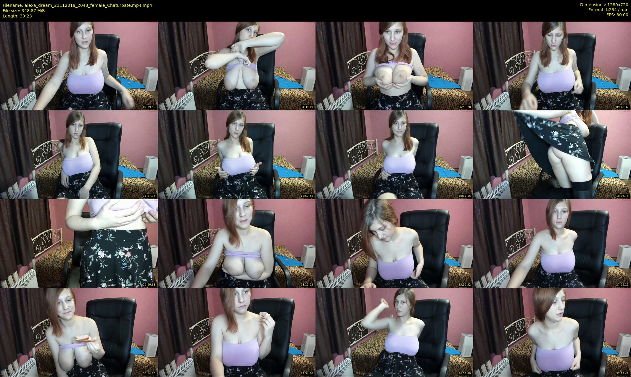 alexa_dream — 40 minute Chaturbate female cam show recording, 720p, Nov 21, 2019