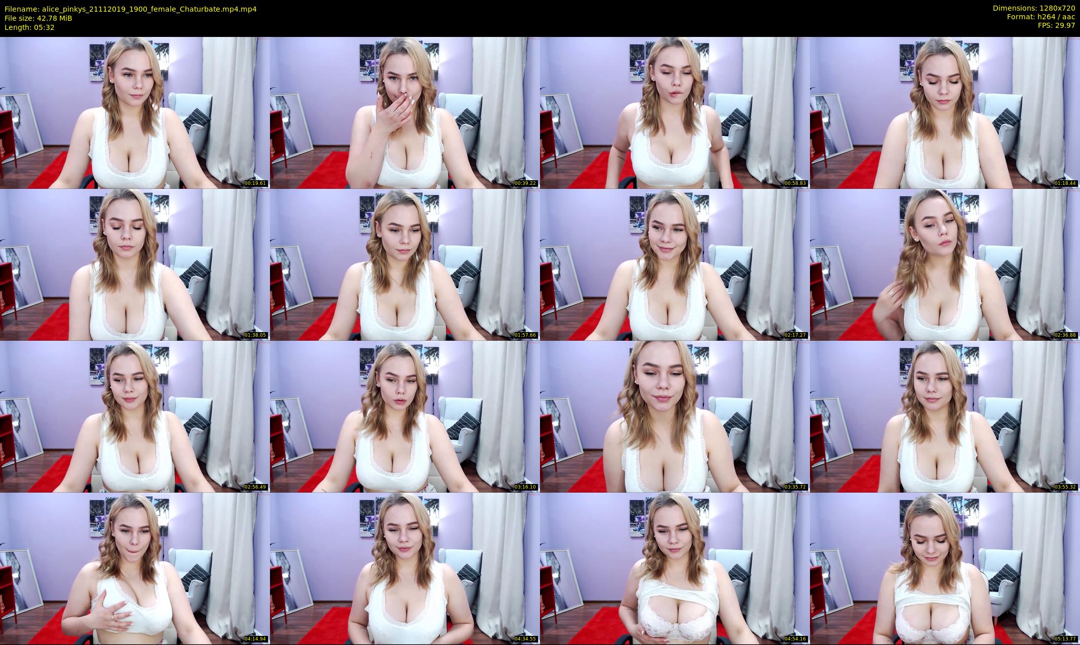 alice_pinkys — 6 minute Chaturbate female cam show recording, 720p, Nov 21, 2019