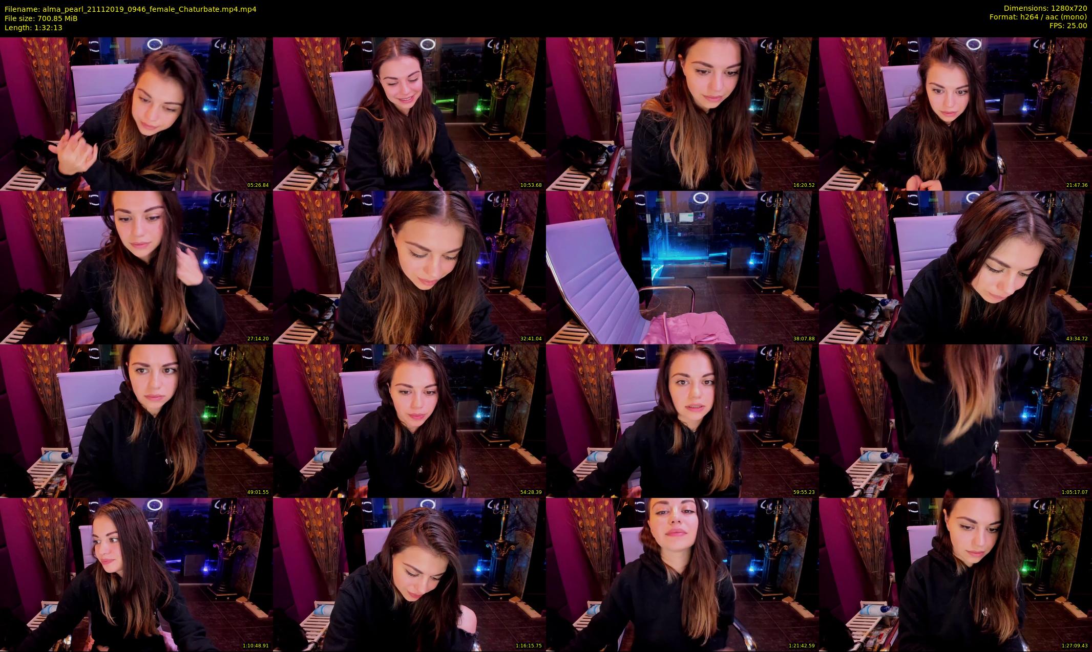 alma_pearl — 93 minute Chaturbate female cam show recording, 720p, Nov 21, 2019