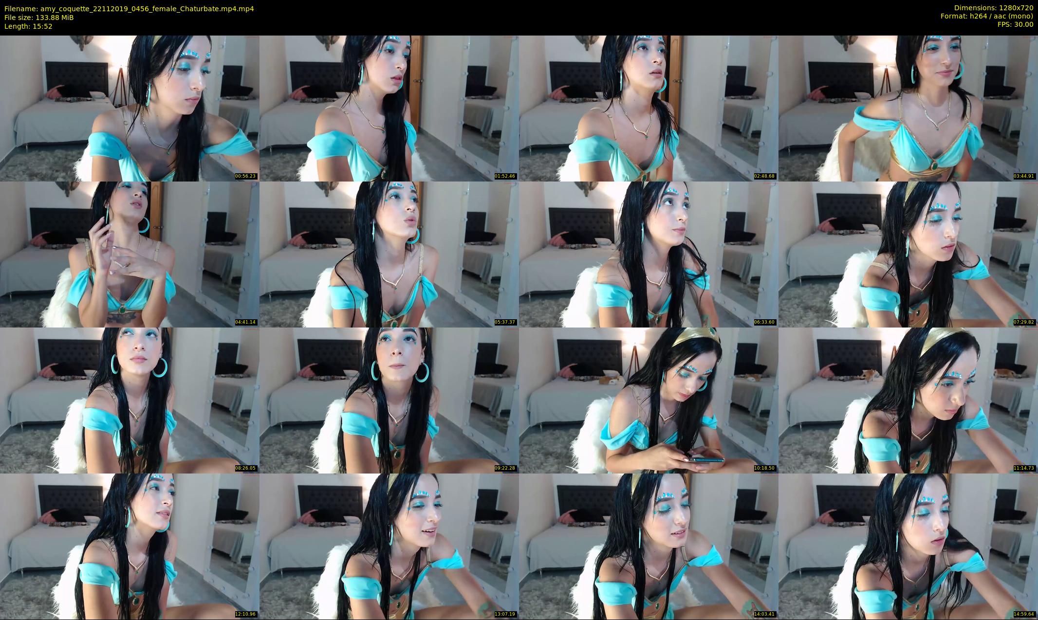 amy_coquette — 16 minute Chaturbate female cam show recording, 720p, Nov 22, 2019