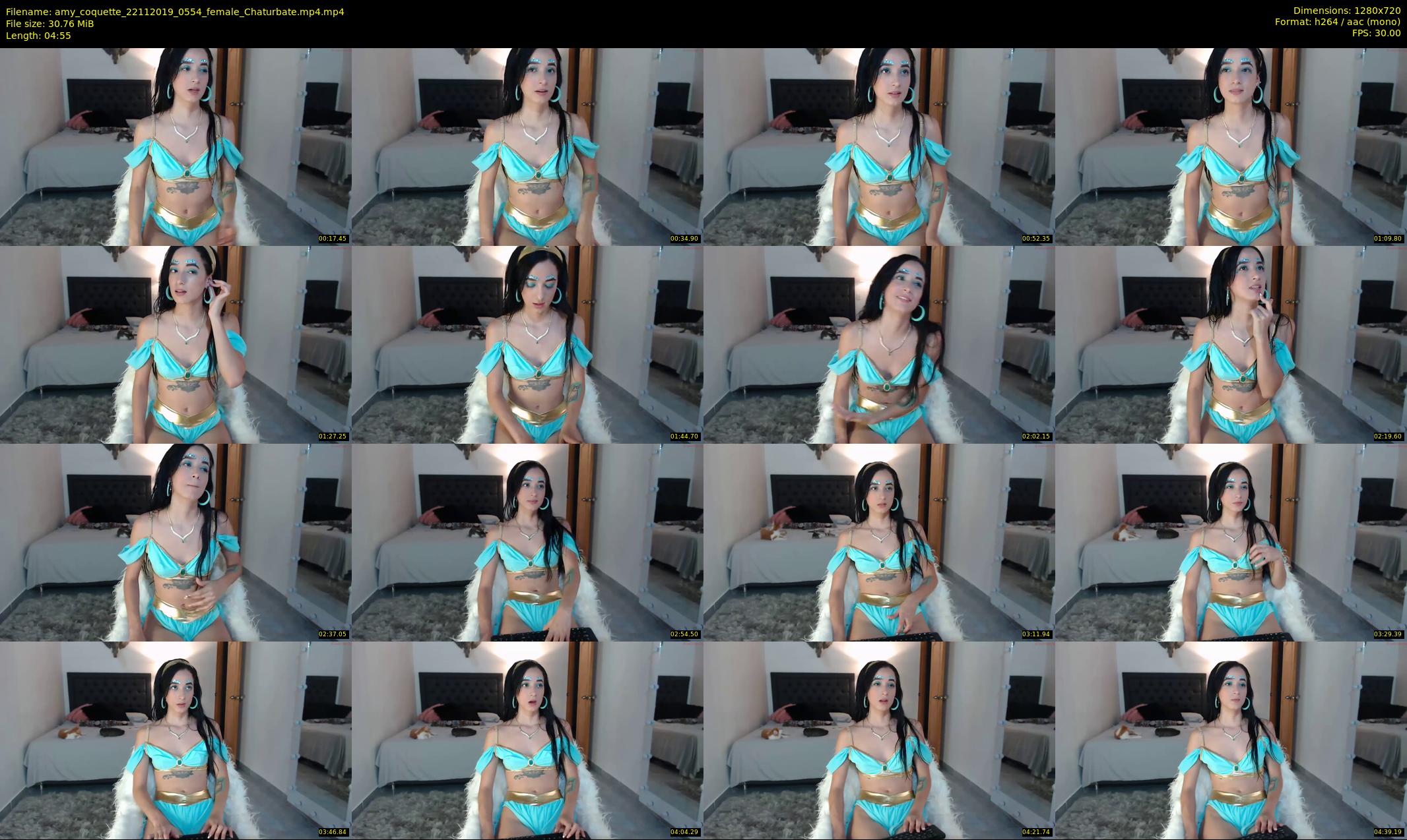 amy_coquette — 5 minute Chaturbate female cam show recording, 720p, Nov 22, 2019