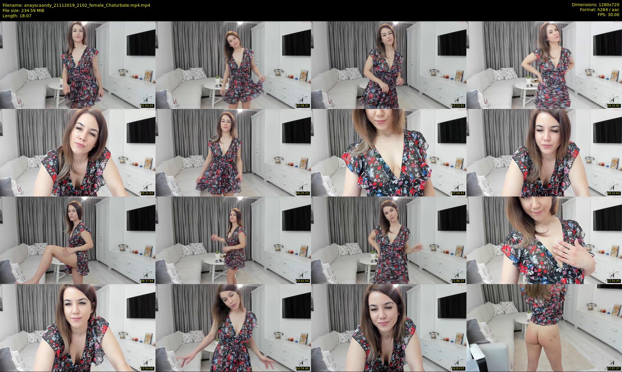 anayscaandy — 19 minute Chaturbate female cam show recording, 720p, Nov 21, 2019