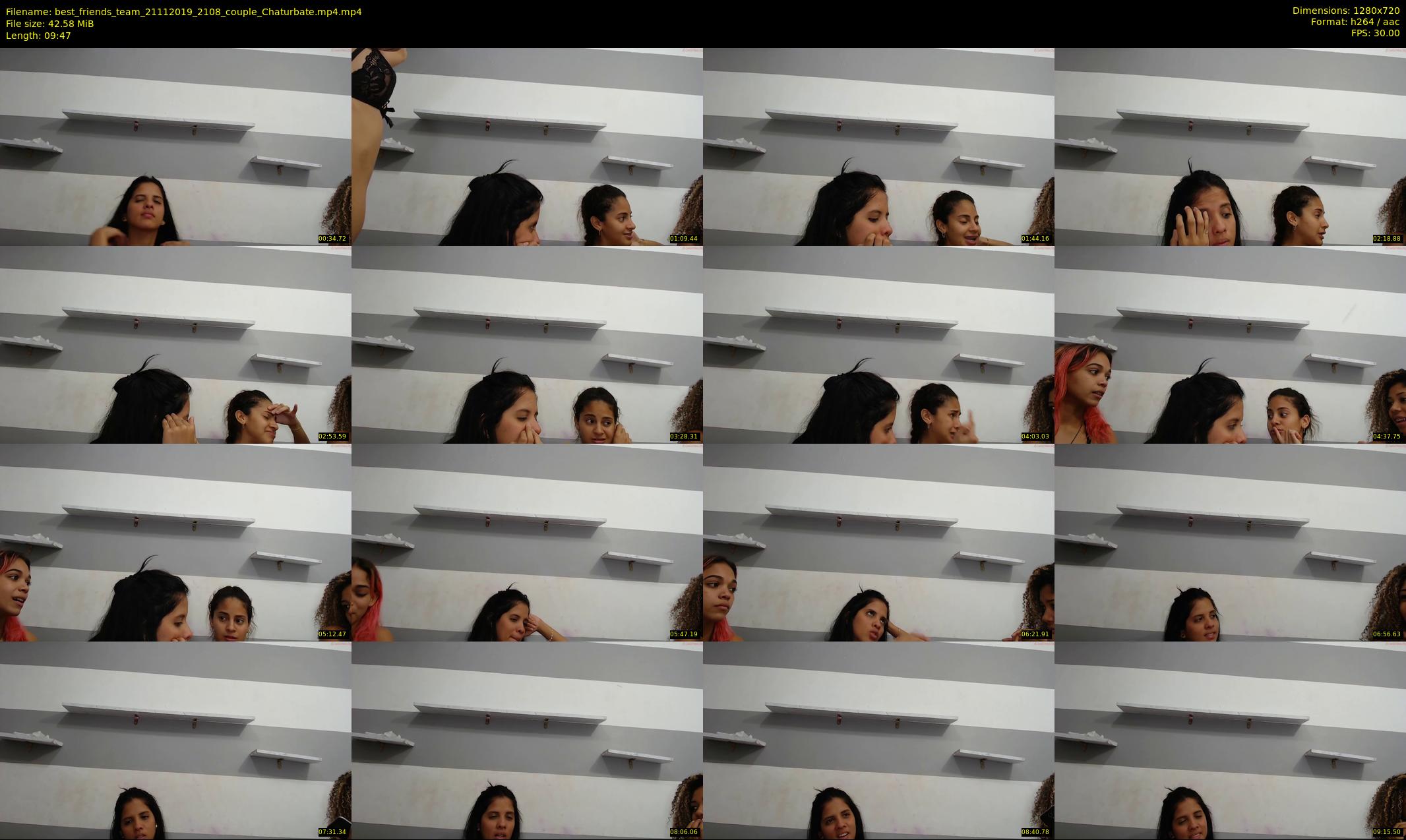 best_friends_team — 10 minute Chaturbate female cam show recording, 720p, Nov 21, 2019