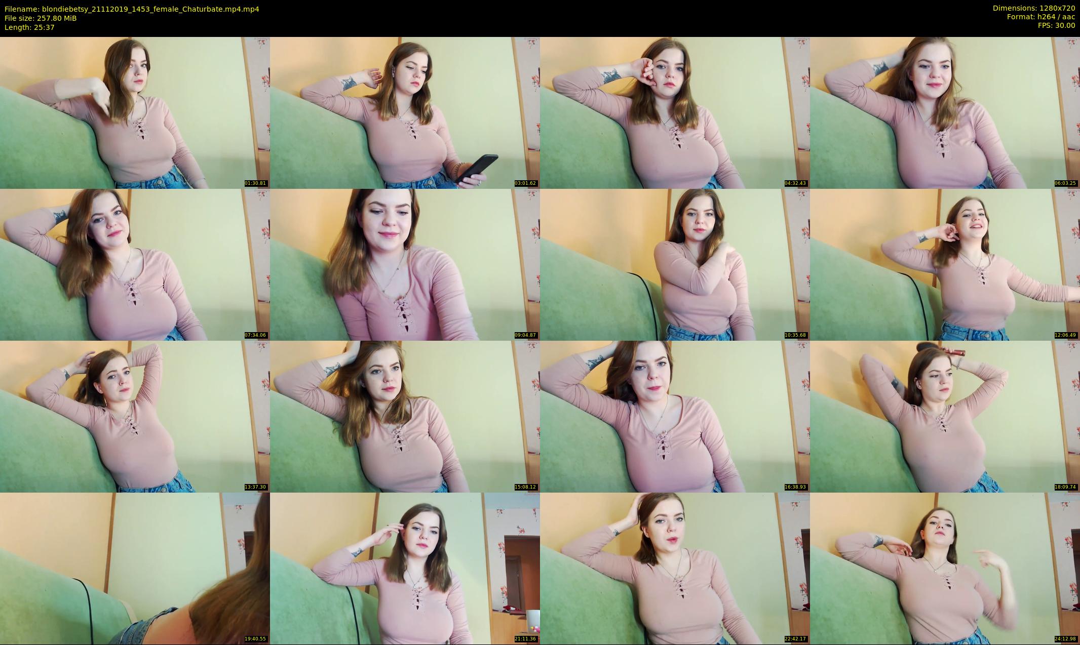 blondiebetsy — 26 minute Chaturbate female cam show recording, 720p, Nov 21, 2019