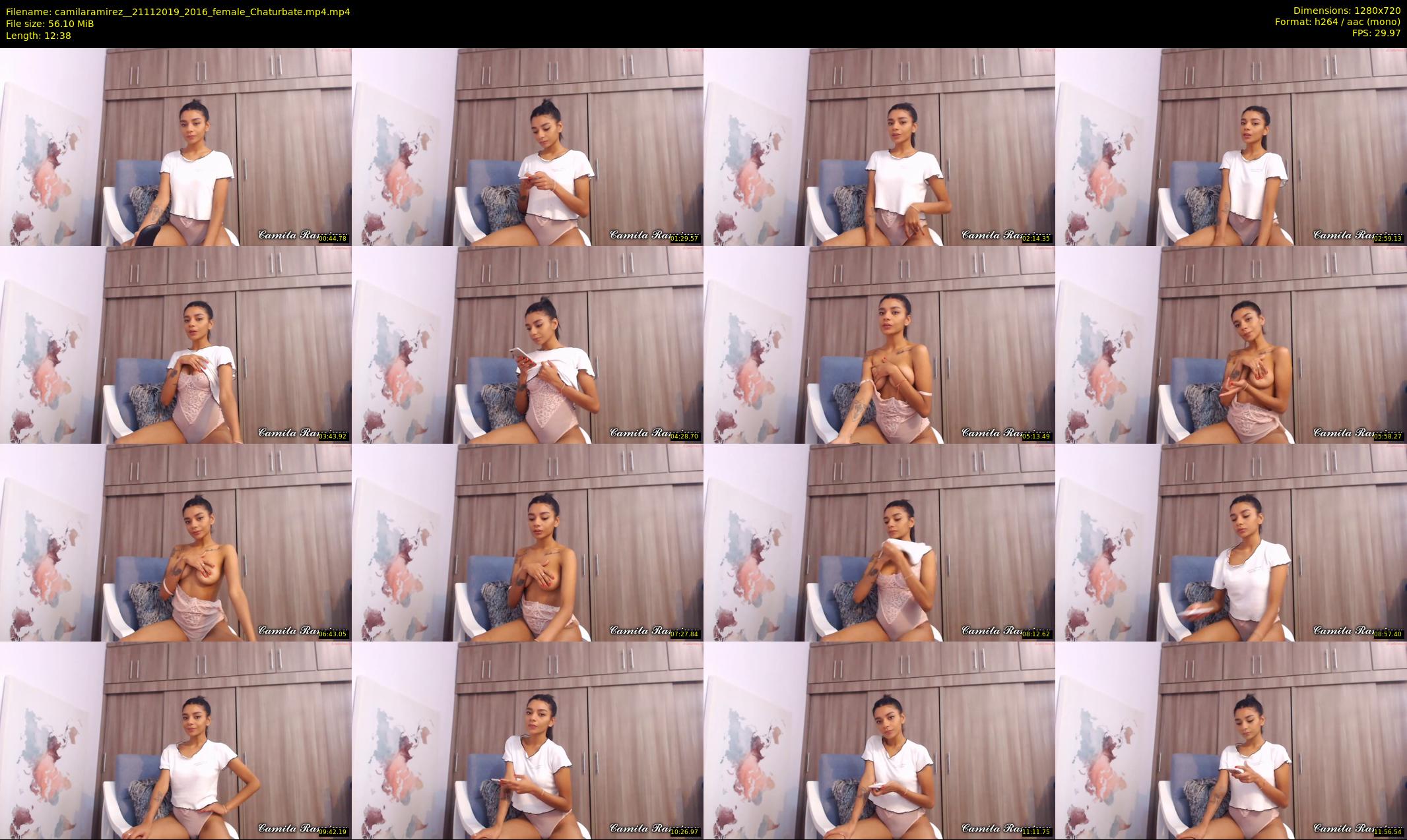 camilaramirez_ — 13 minute Chaturbate female cam show recording, 720p, Nov 21, 2019