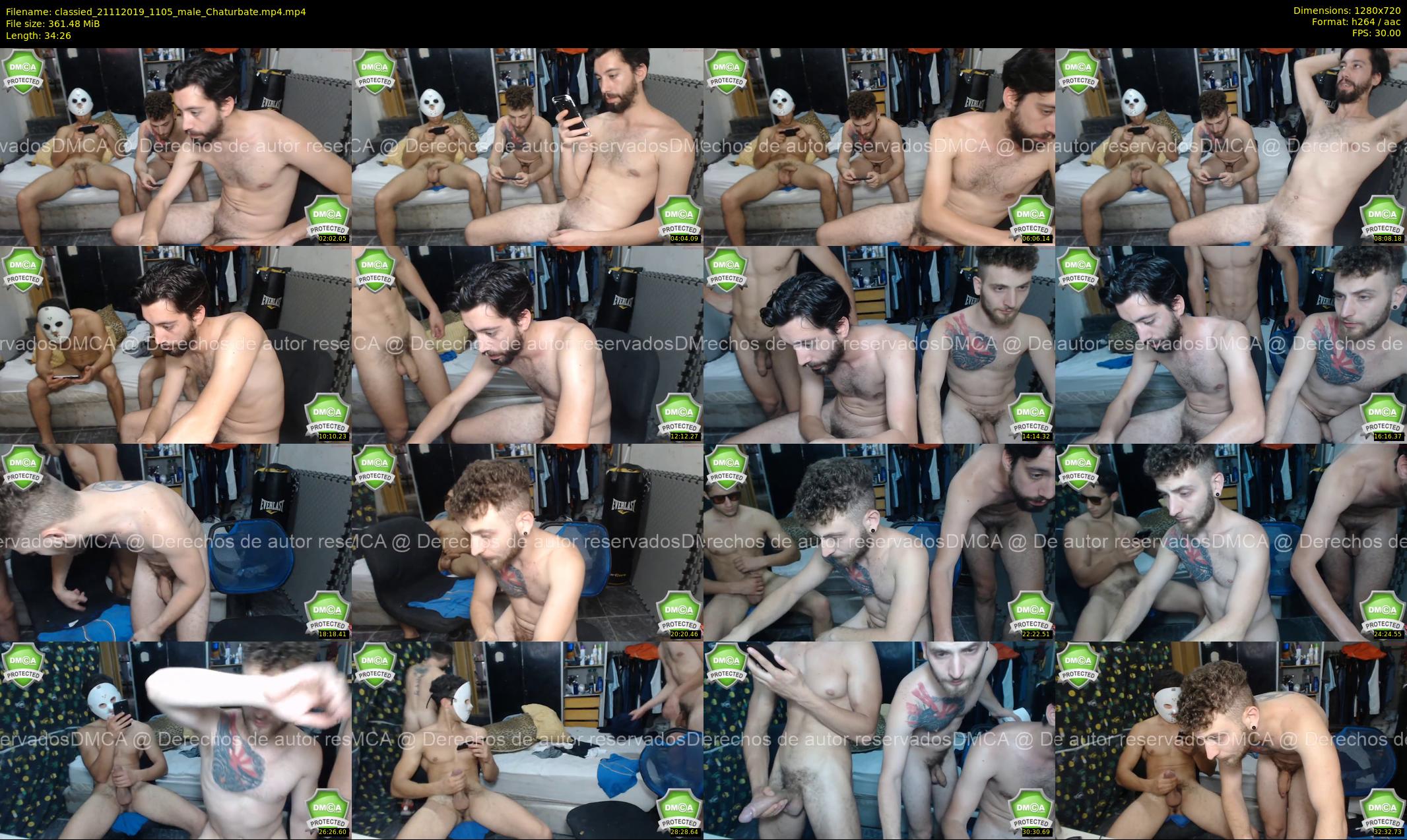 classied — 35 minute Chaturbate male cam show recording, 720p, Nov 21, 2019