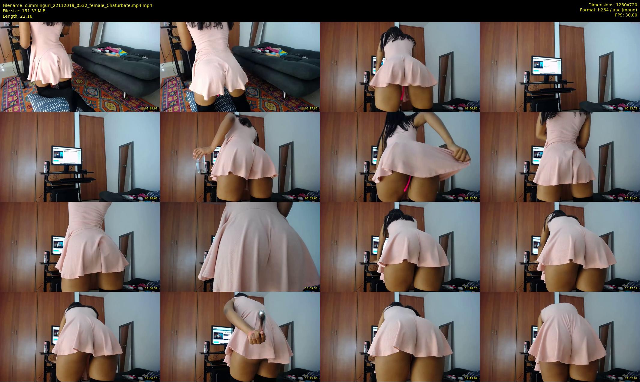 cummingurl — 23 minute Chaturbate couple cam show recording, 720p, Nov 22, 2019