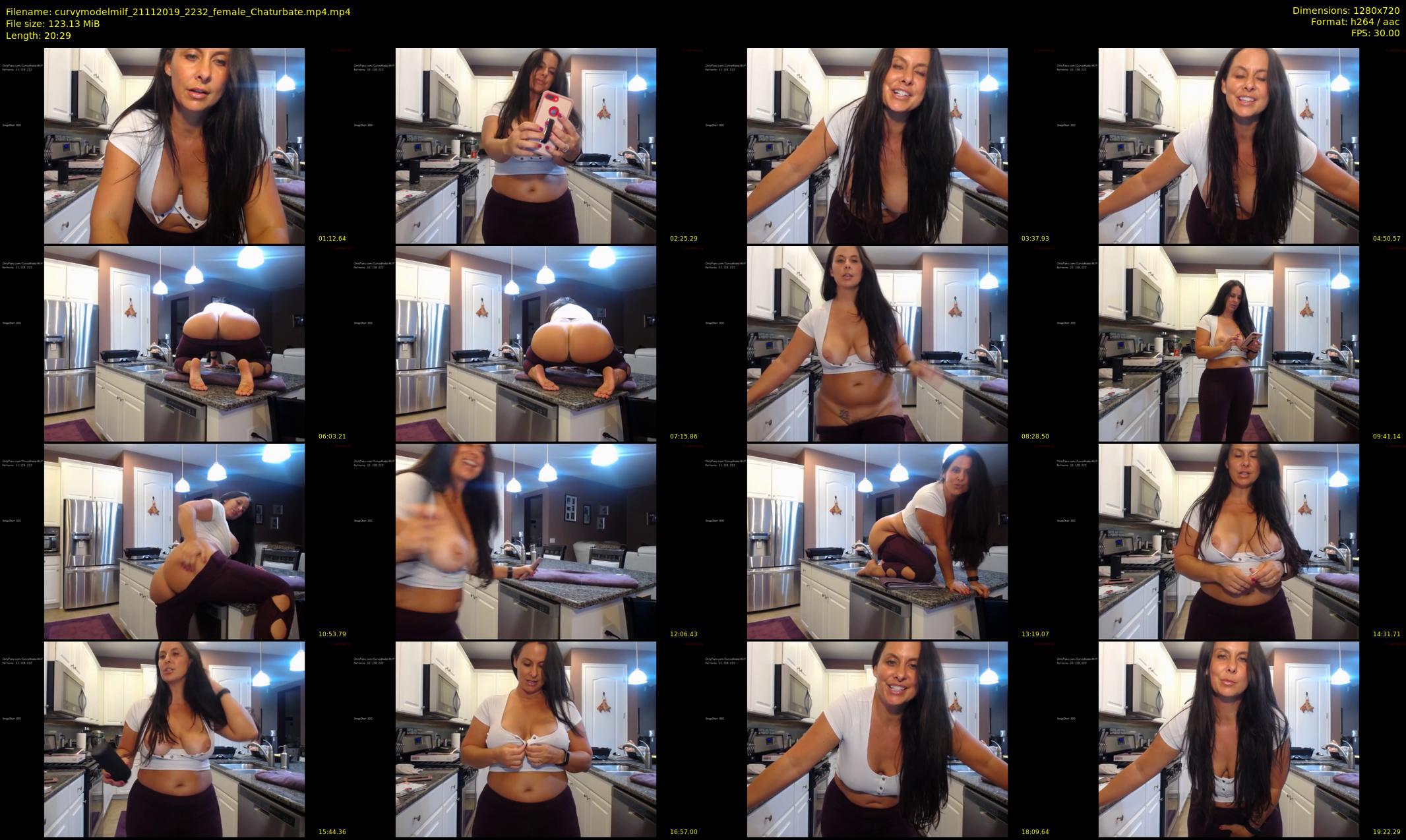 curvymodelmilf — 21 minute Chaturbate female cam show recording, 720p, Nov 21, 2019