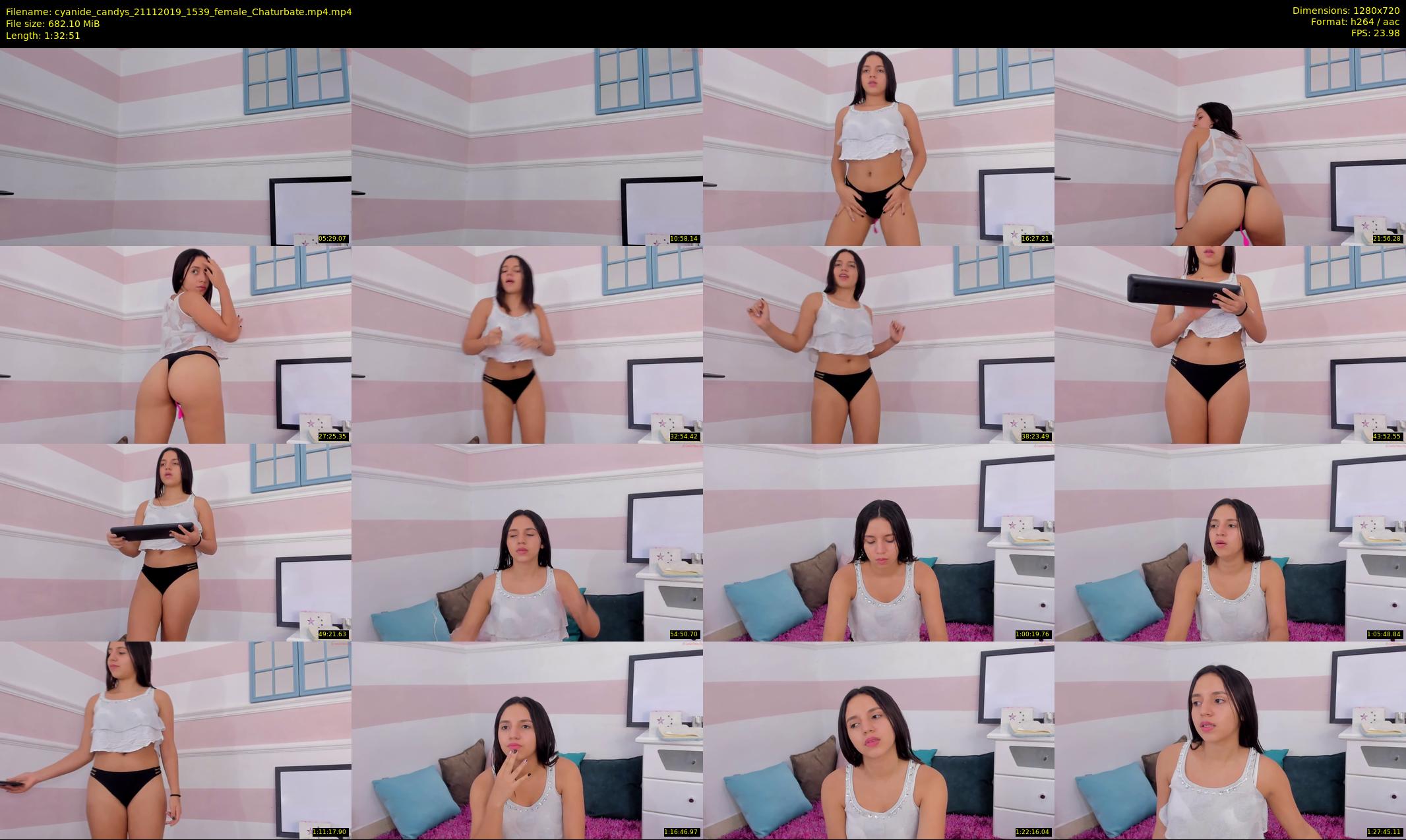 cyanide_candys — 93 minute Chaturbate female cam show recording, 720p, Nov 21, 2019