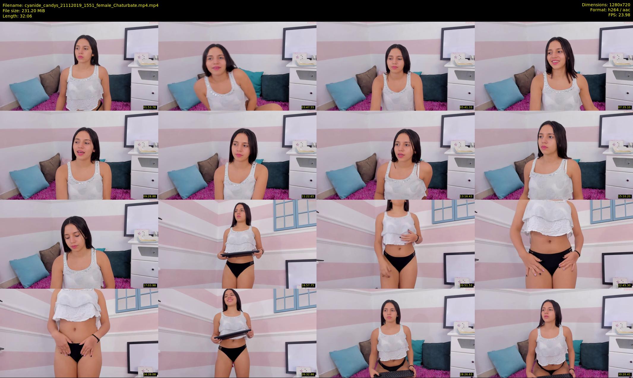 cyanide_candys — 33 minute Chaturbate female cam show recording, 720p, Nov 21, 2019