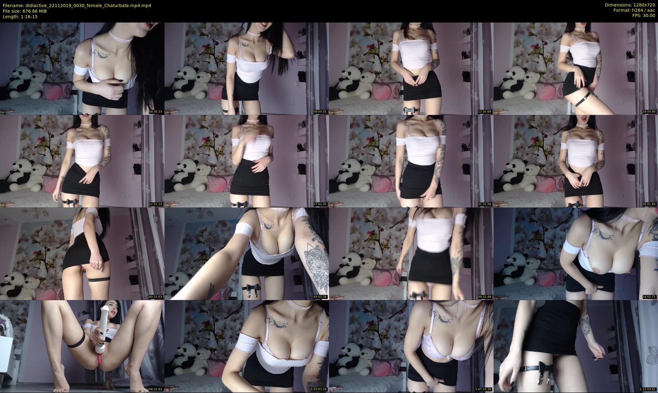 didiactive — 77 minute Chaturbate female cam show recording, 720p, Nov 22, 2019