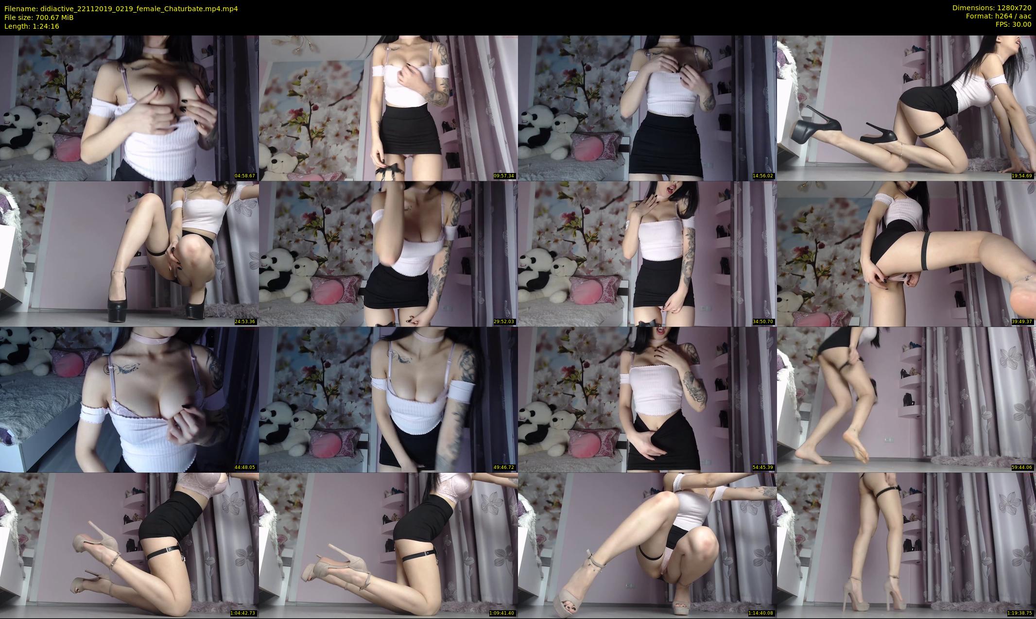 didiactive — 85 minute Chaturbate female cam show recording, 720p, Nov 22, 2019