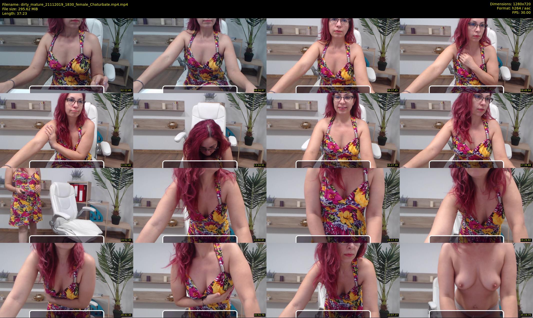 dirty_mature — 38 minute Chaturbate female cam show recording, 720p, Nov 21, 2019