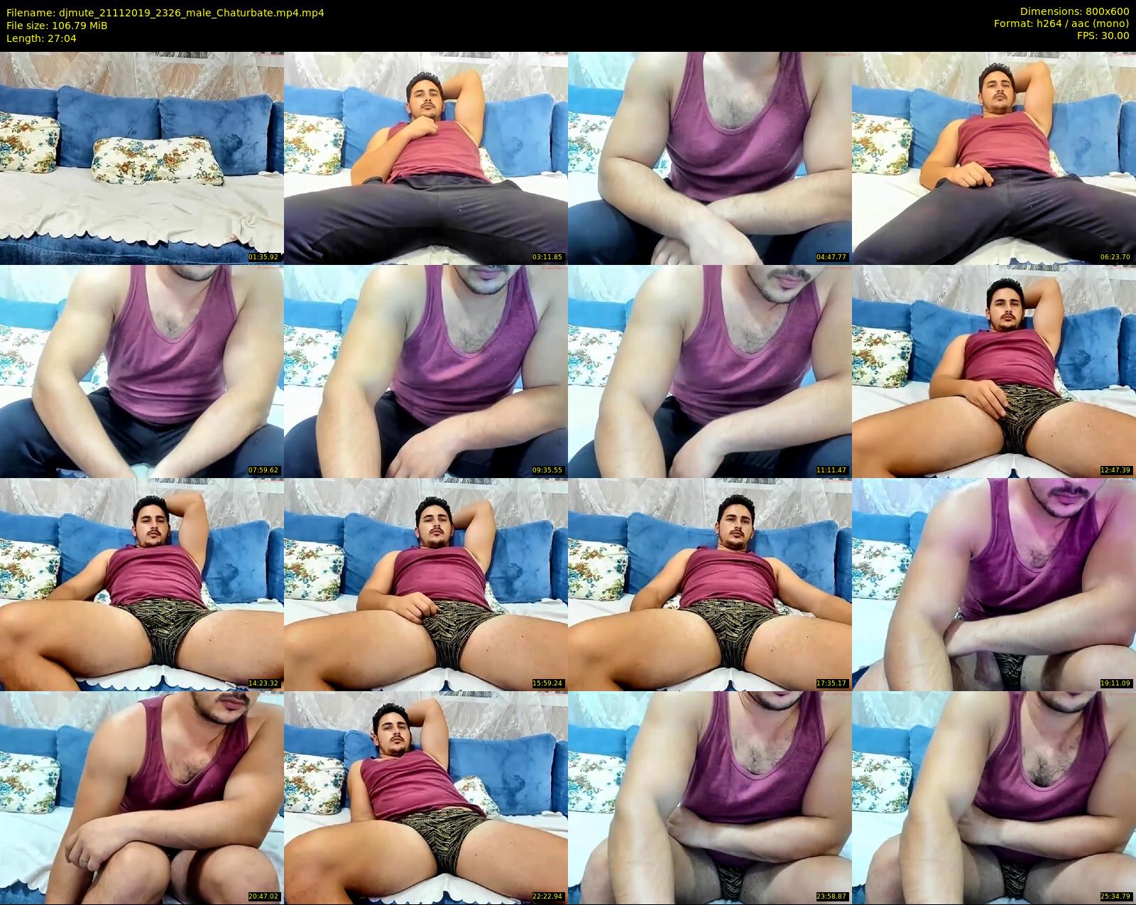 djmute — 28 minute Chaturbate male cam show recording, 480p, Nov 21, 2019