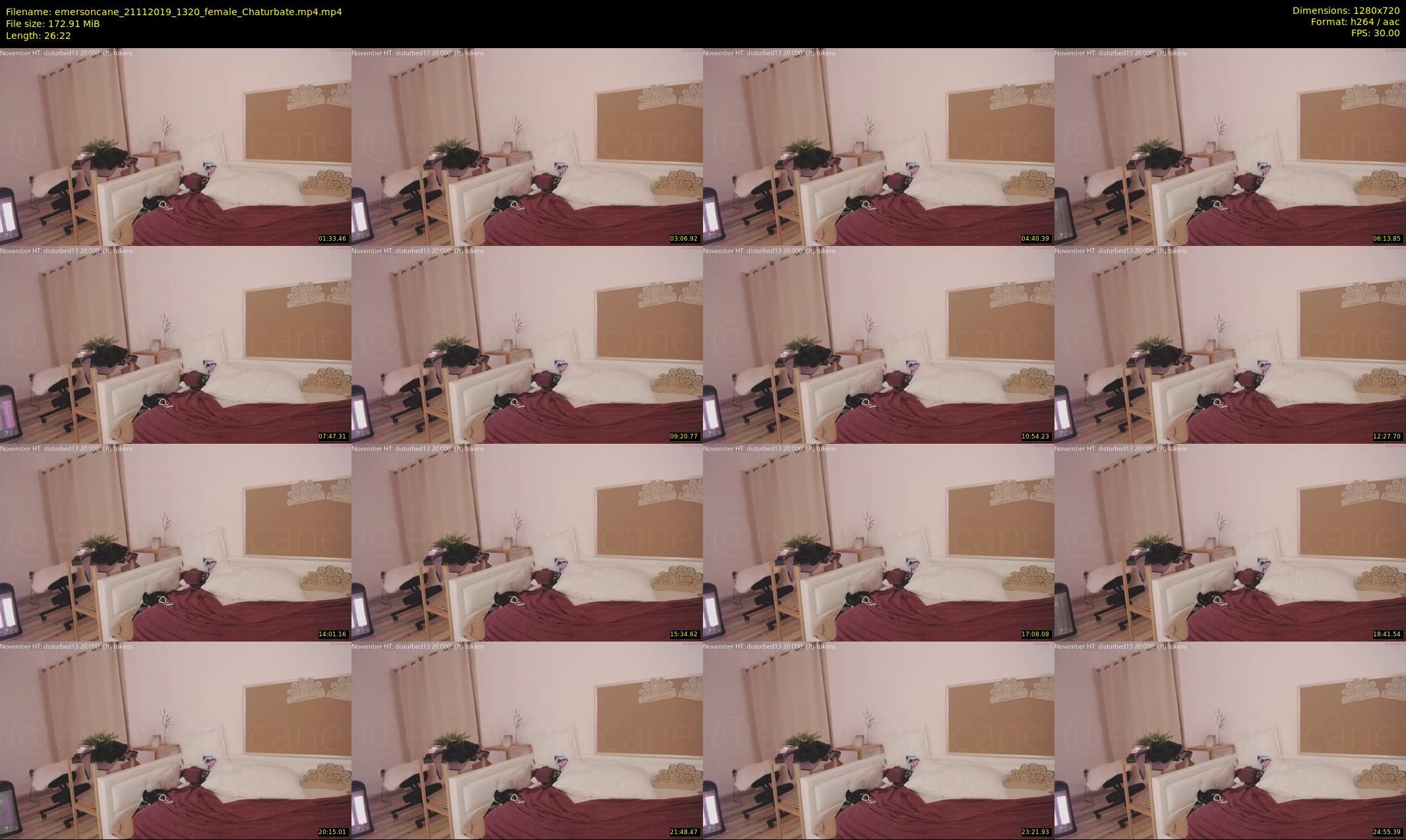 emersoncane — 27 minute Chaturbate female cam show recording, 720p, Nov 21, 2019