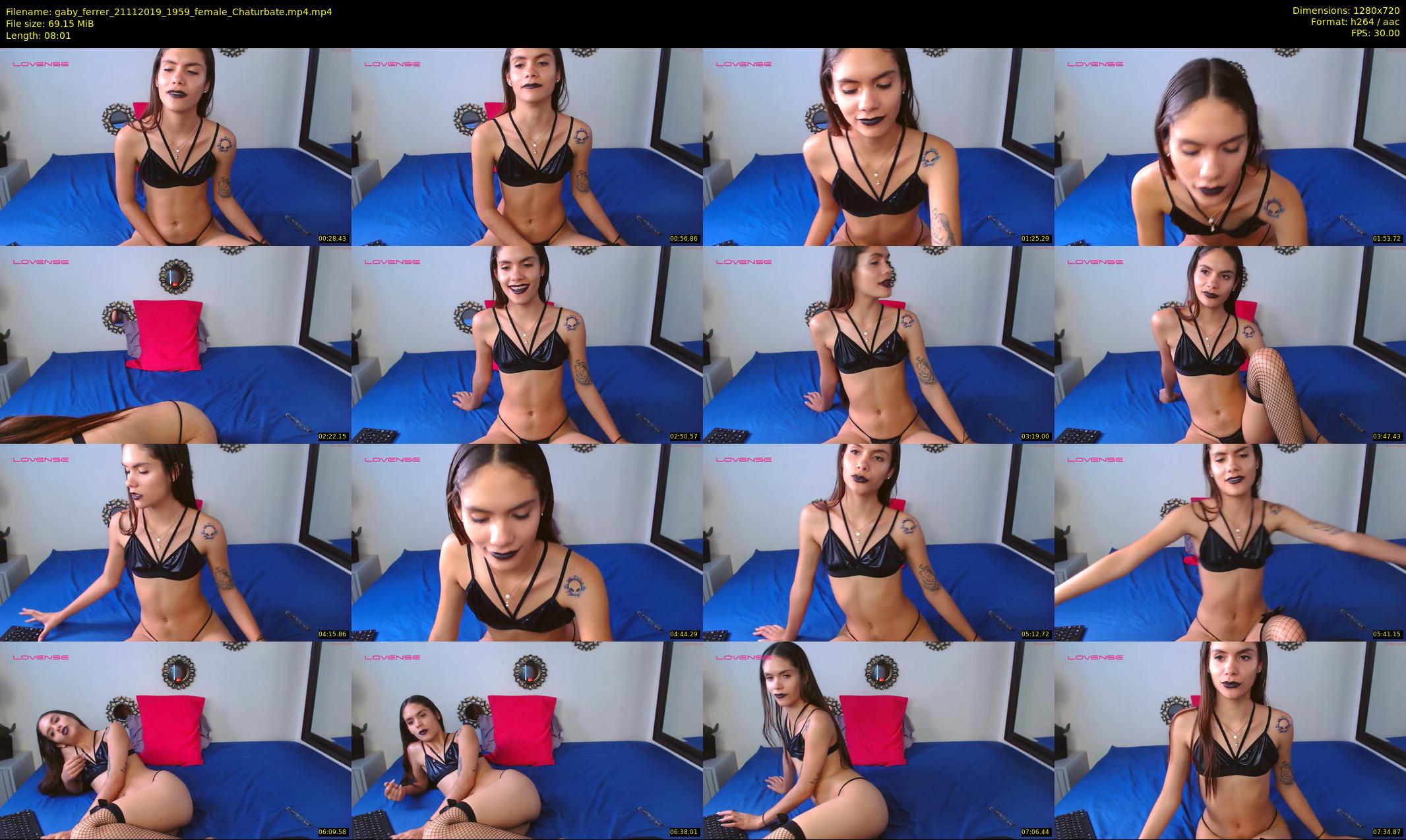 gaby_ferrer — 9 minute Chaturbate female cam show recording, 720p, Nov 21, 2019