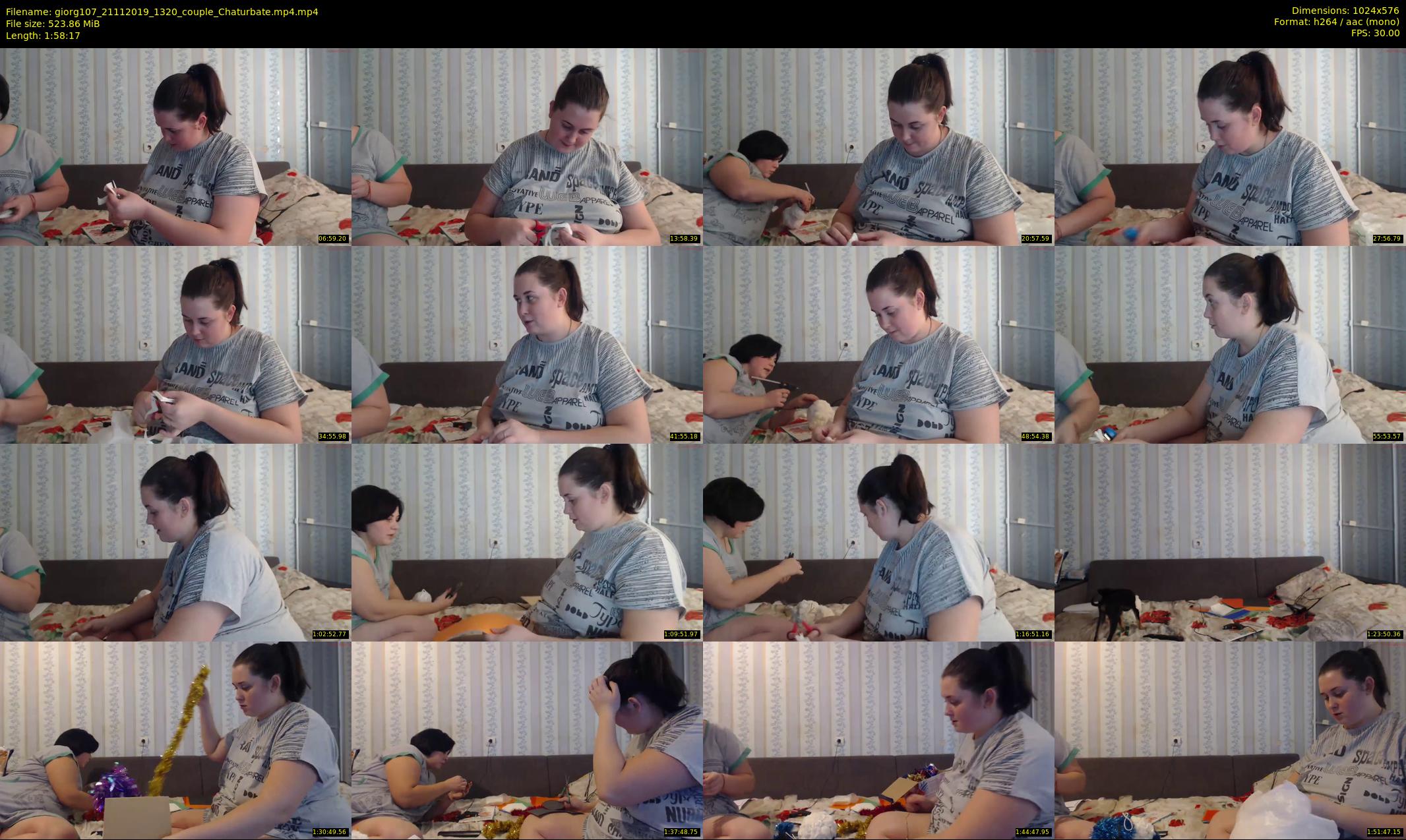 giorg107 — 119 minute Chaturbate couple cam show recording, 480p, Nov 21, 2019