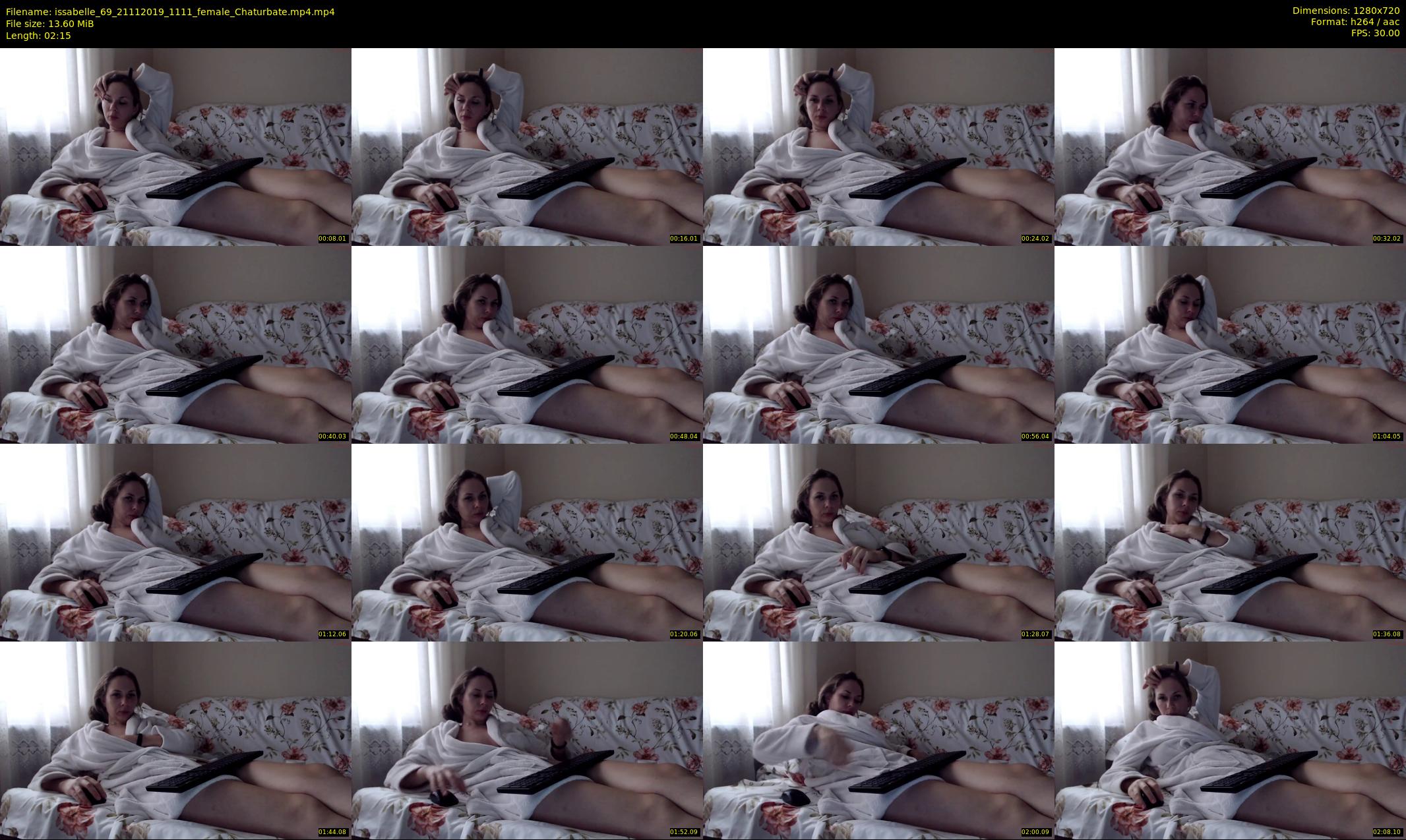 issabelle_69 — 3 minute Chaturbate couple cam show recording, 720p, Nov 21, 2019