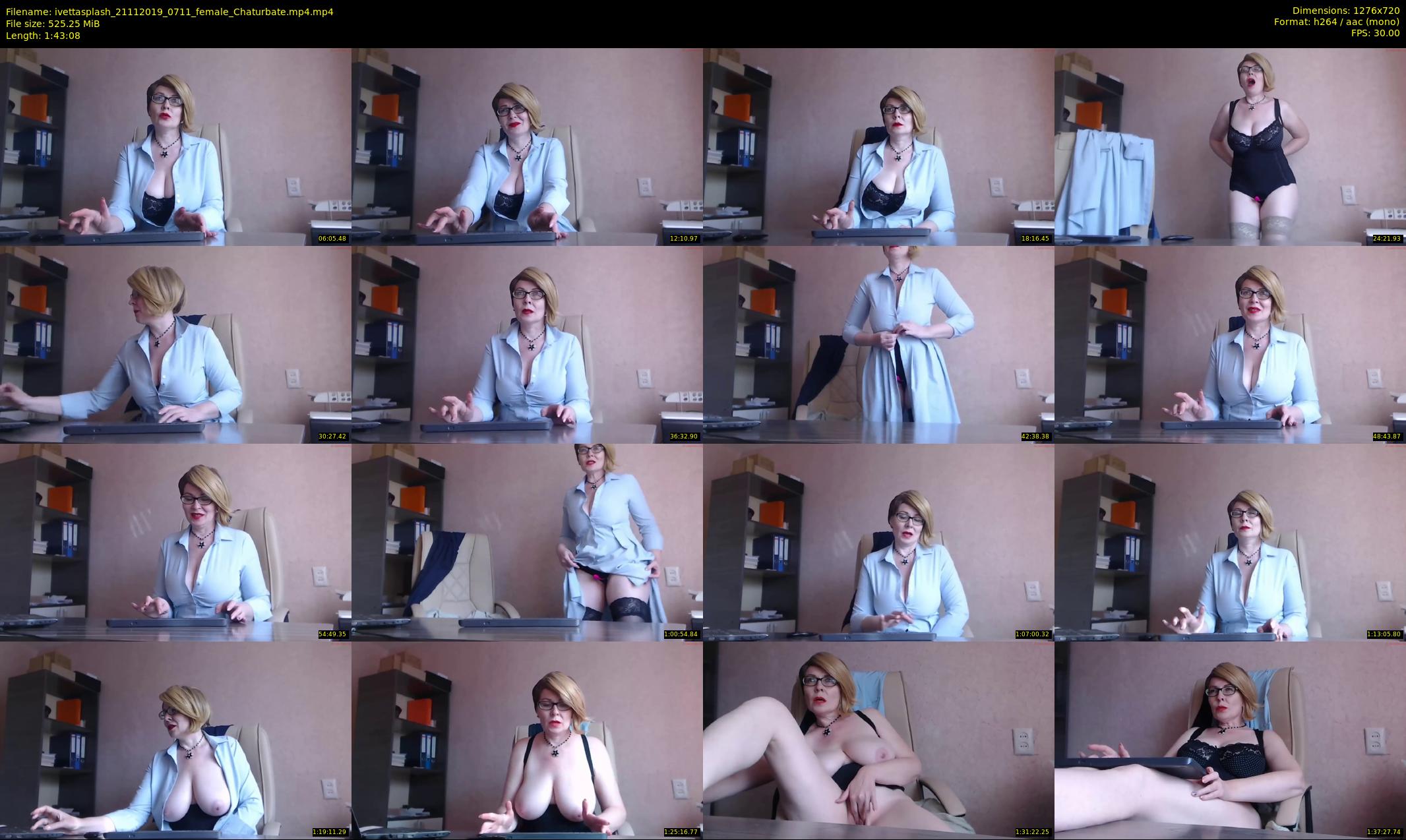 ivettasplash — 104 minute Chaturbate female cam show recording, 720p, Nov 21, 2019