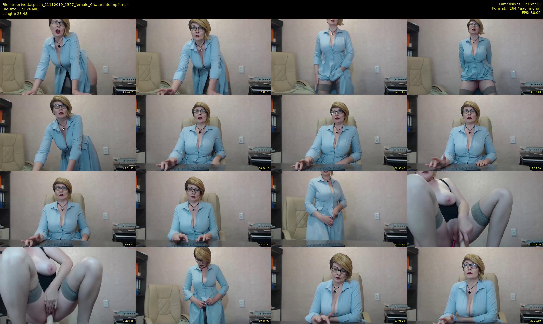 ivettasplash — 24 minute Chaturbate female cam show recording, 720p, Nov 21, 2019