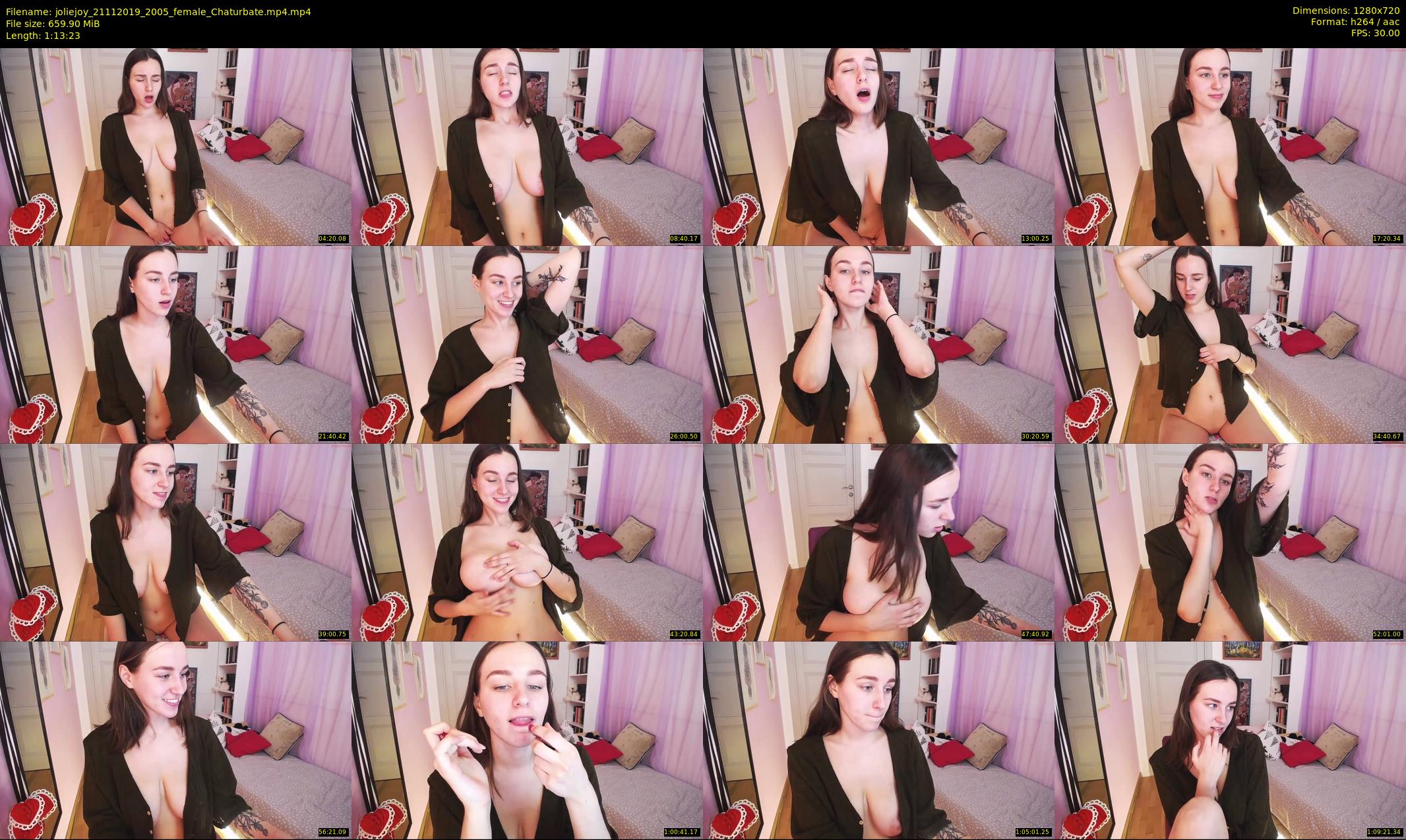 joliejoy — 74 minute Chaturbate female cam show recording, 720p, Nov 21, 2019
